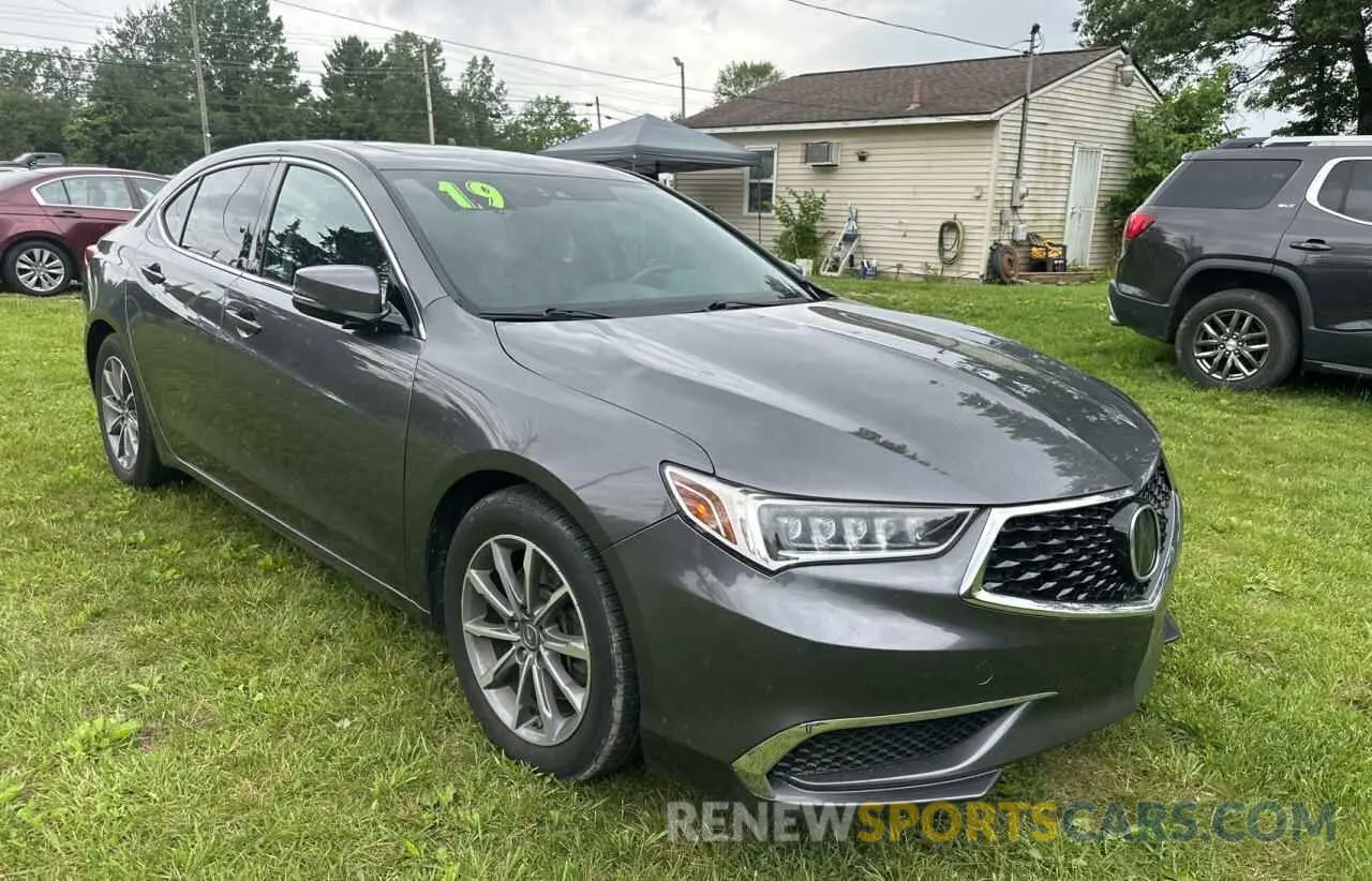 1 Photograph of a damaged car 19UUB1F35KA007799 ACURA TLX 2019