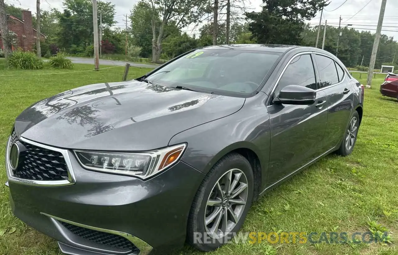 2 Photograph of a damaged car 19UUB1F35KA007799 ACURA TLX 2019