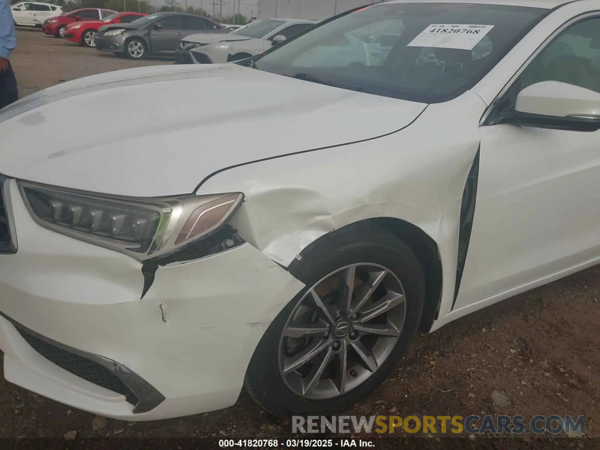 6 Фотография поврежденного автомобиля 19UUB1F36KA006211 ACURA TLX 2019