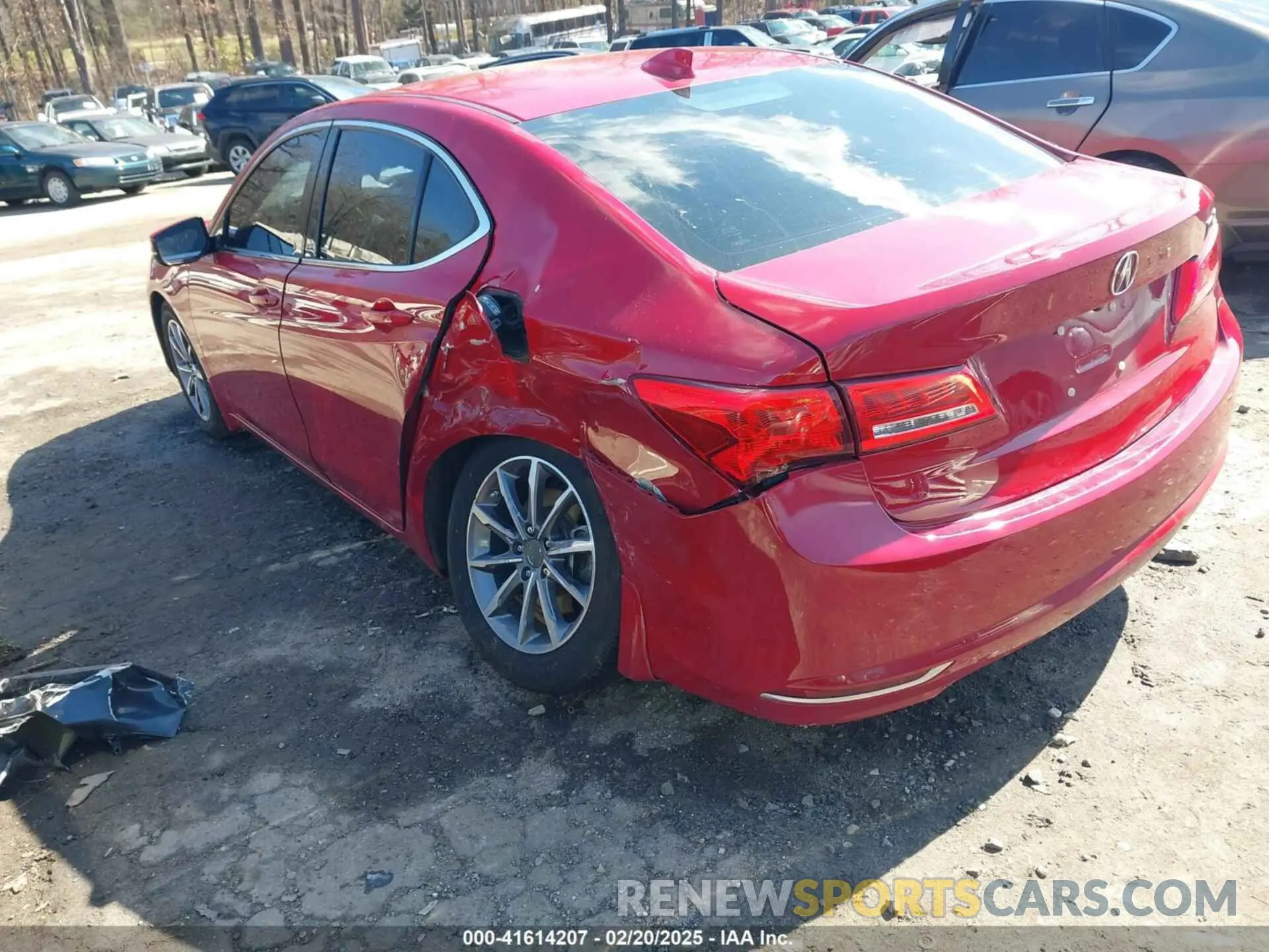 3 Photograph of a damaged car 19UUB1F36KA007116 ACURA TLX 2019