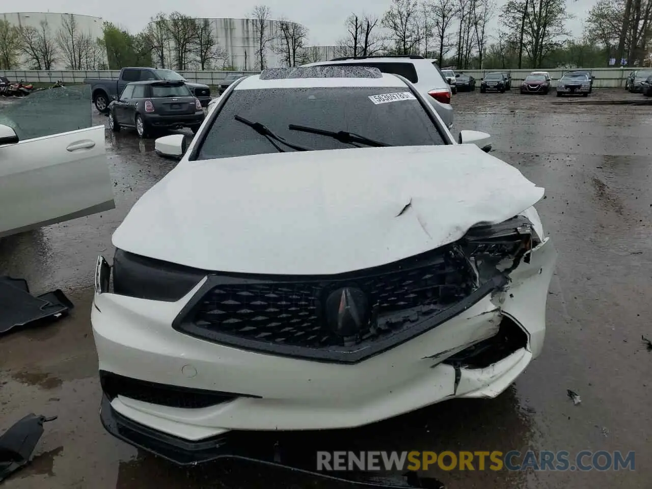 5 Photograph of a damaged car 19UUB1F3XKA009337 ACURA TLX 2019