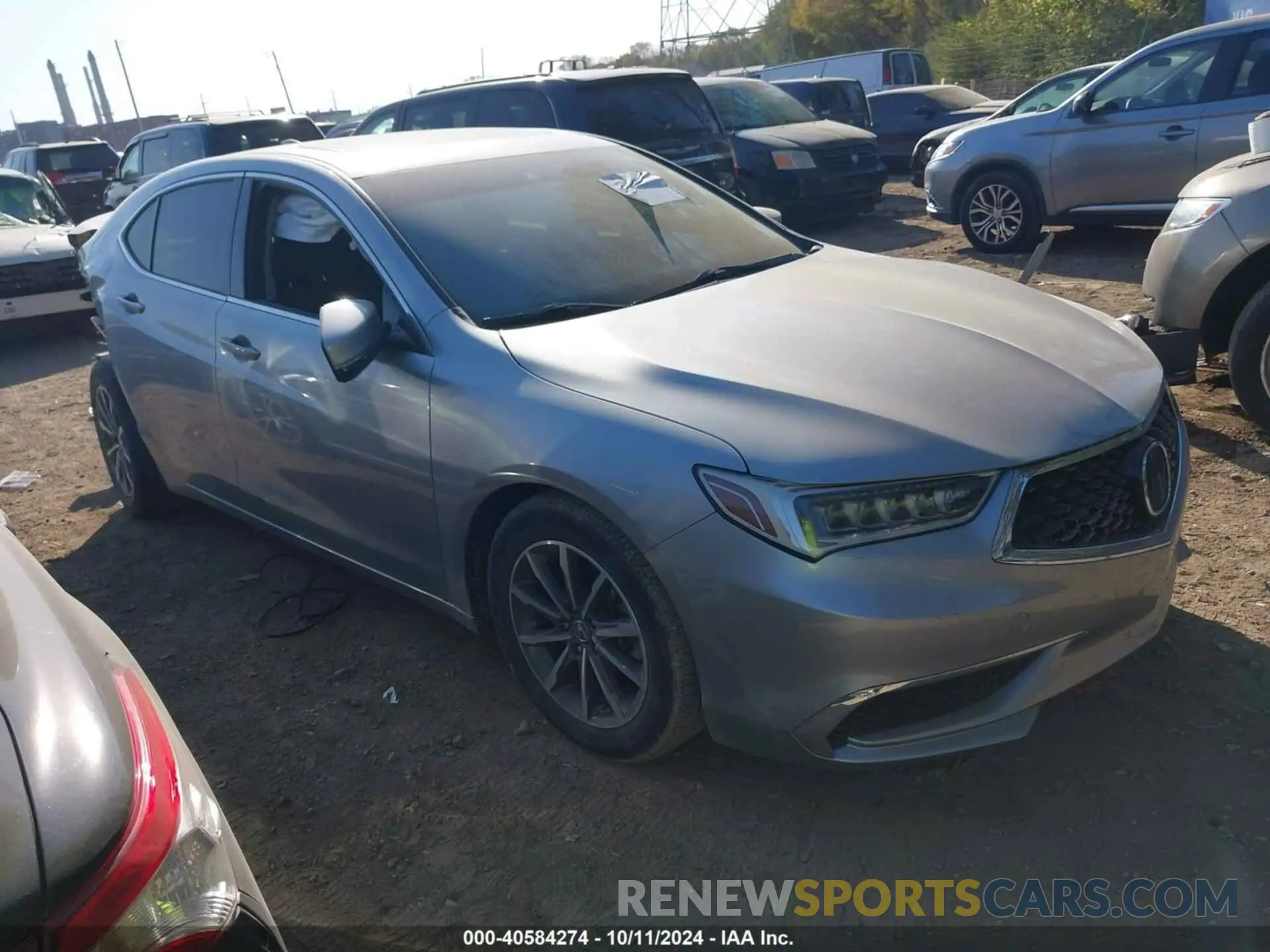 1 Photograph of a damaged car 19UUB1F3XKA009385 ACURA TLX 2019