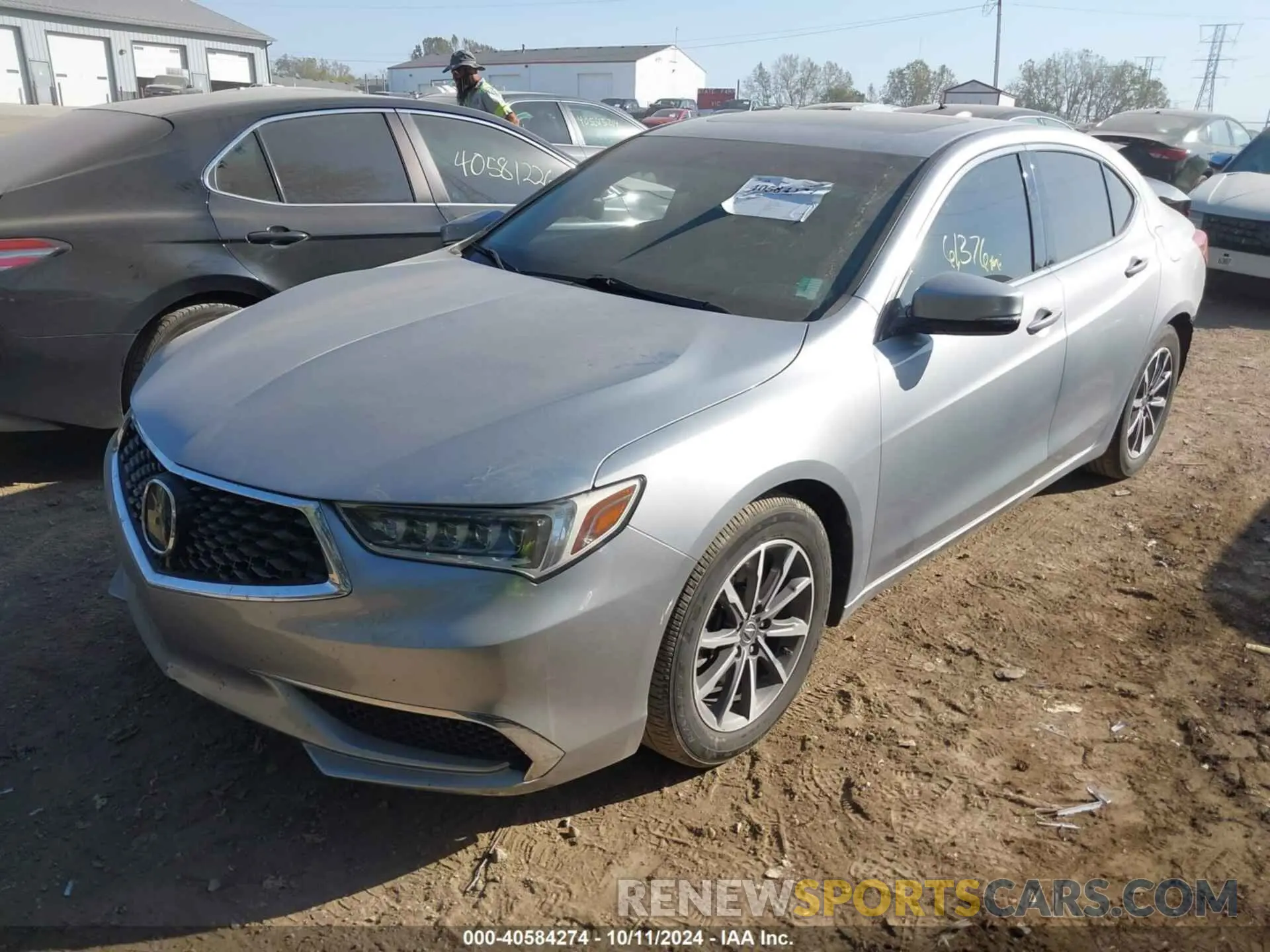 2 Photograph of a damaged car 19UUB1F3XKA009385 ACURA TLX 2019