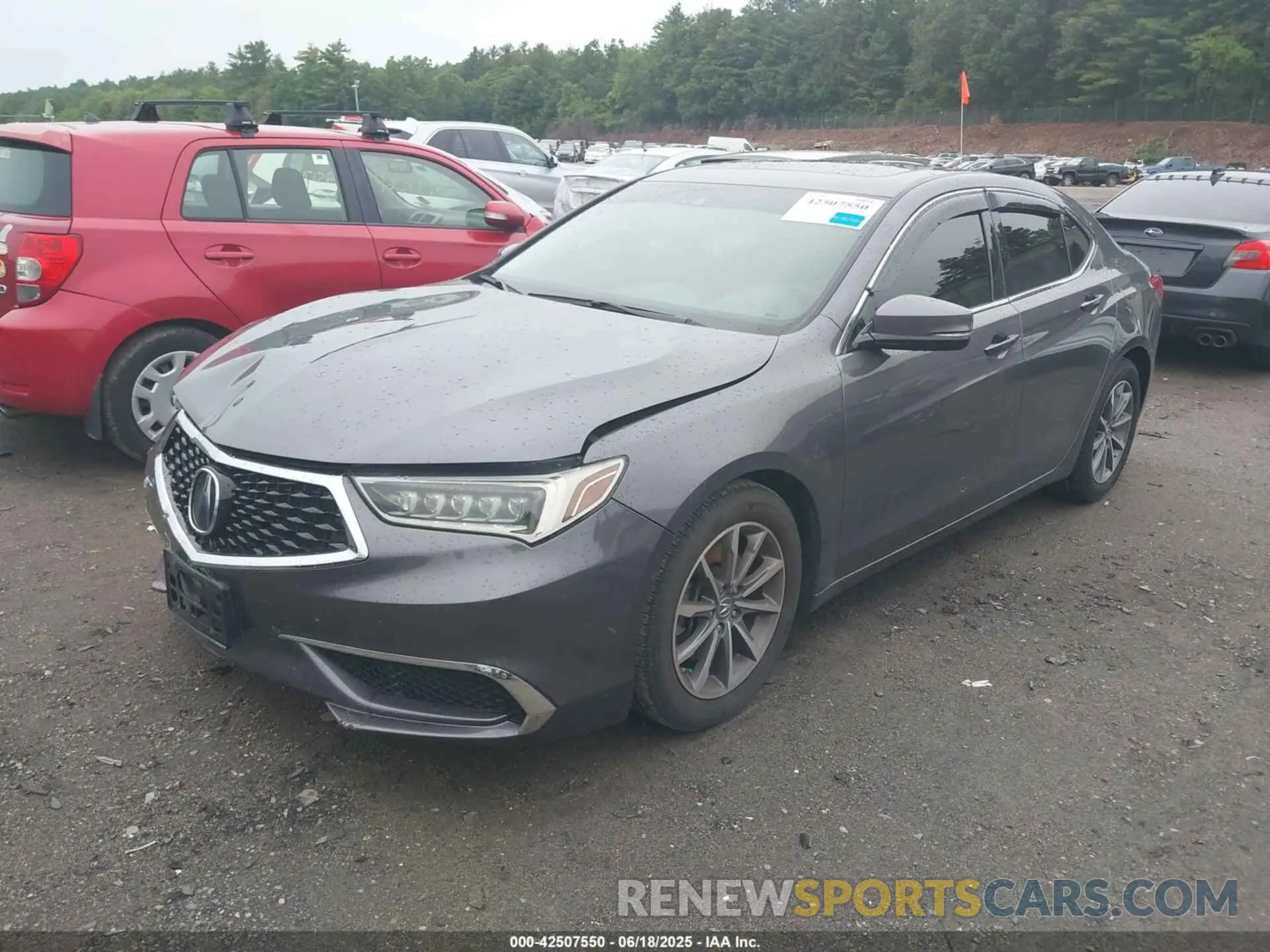 2 Photograph of a damaged car 19UUB1F54KA009075 ACURA TLX 2019