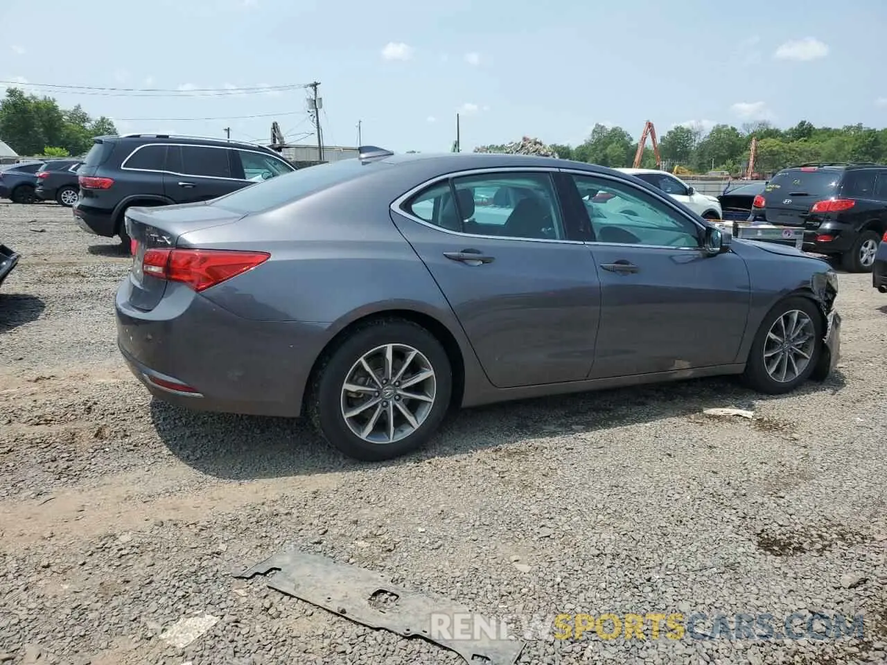 3 Photograph of a damaged car 19UUB1F58KA007345 ACURA TLX 2019