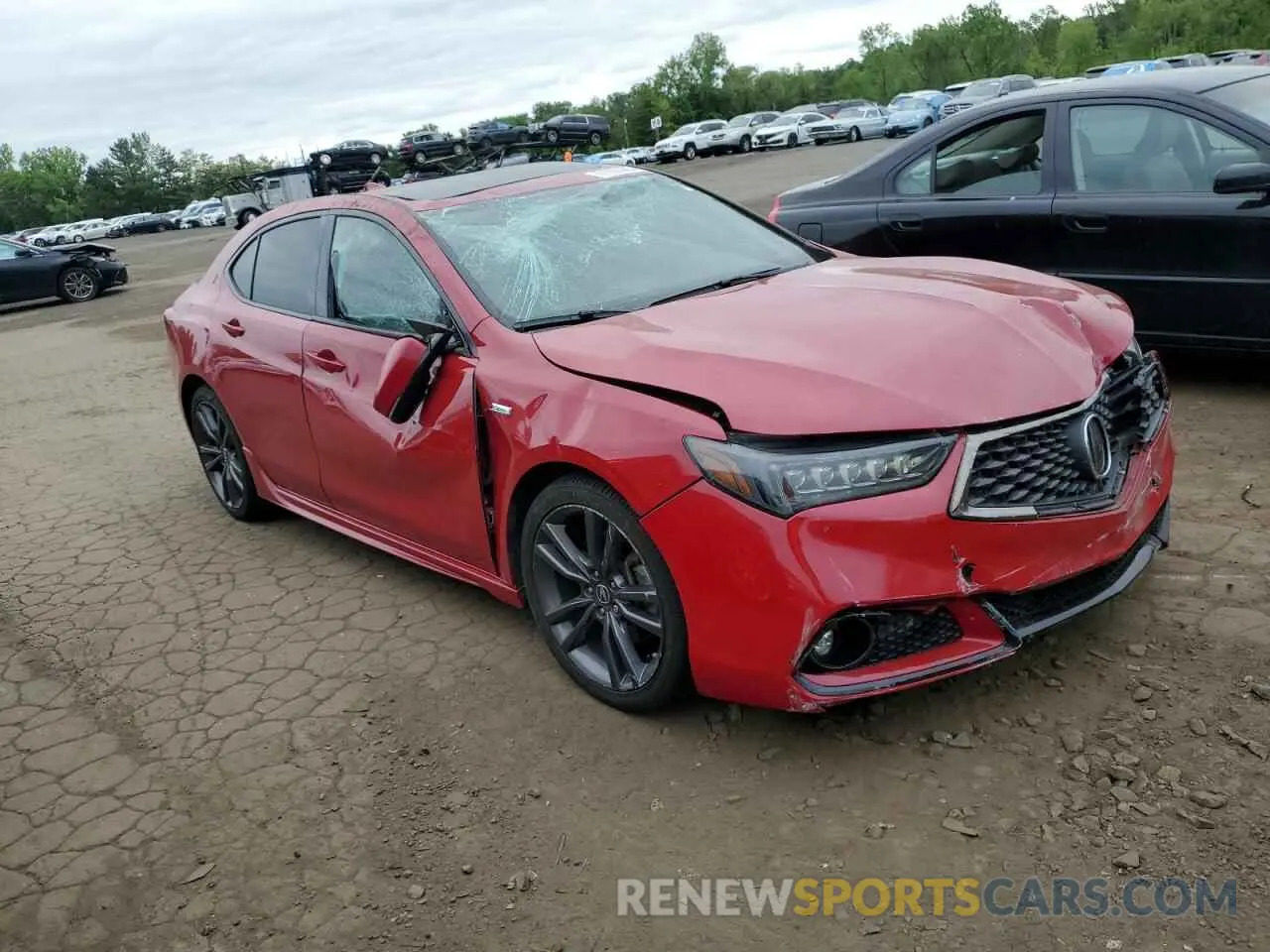4 Photograph of a damaged car 19UUB1F63KA002093 ACURA TLX 2019