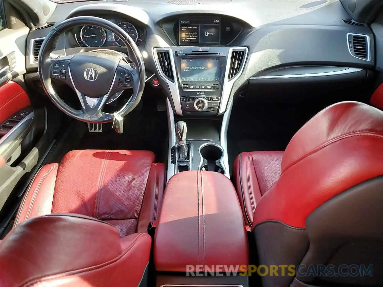 8 Photograph of a damaged car 19UUB1F63KA002899 ACURA TLX 2019