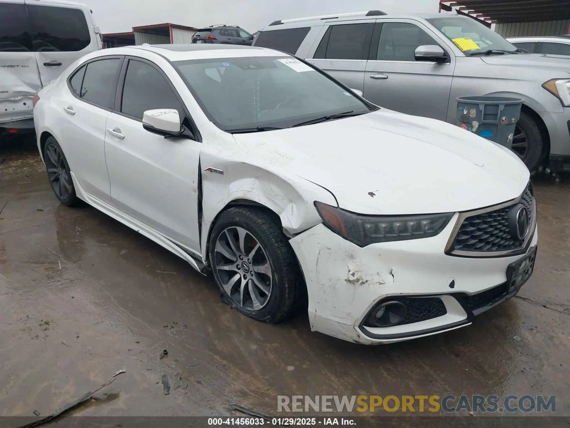 1 Фотография поврежденного автомобиля 19UUB1F63KA009058 ACURA TLX 2019