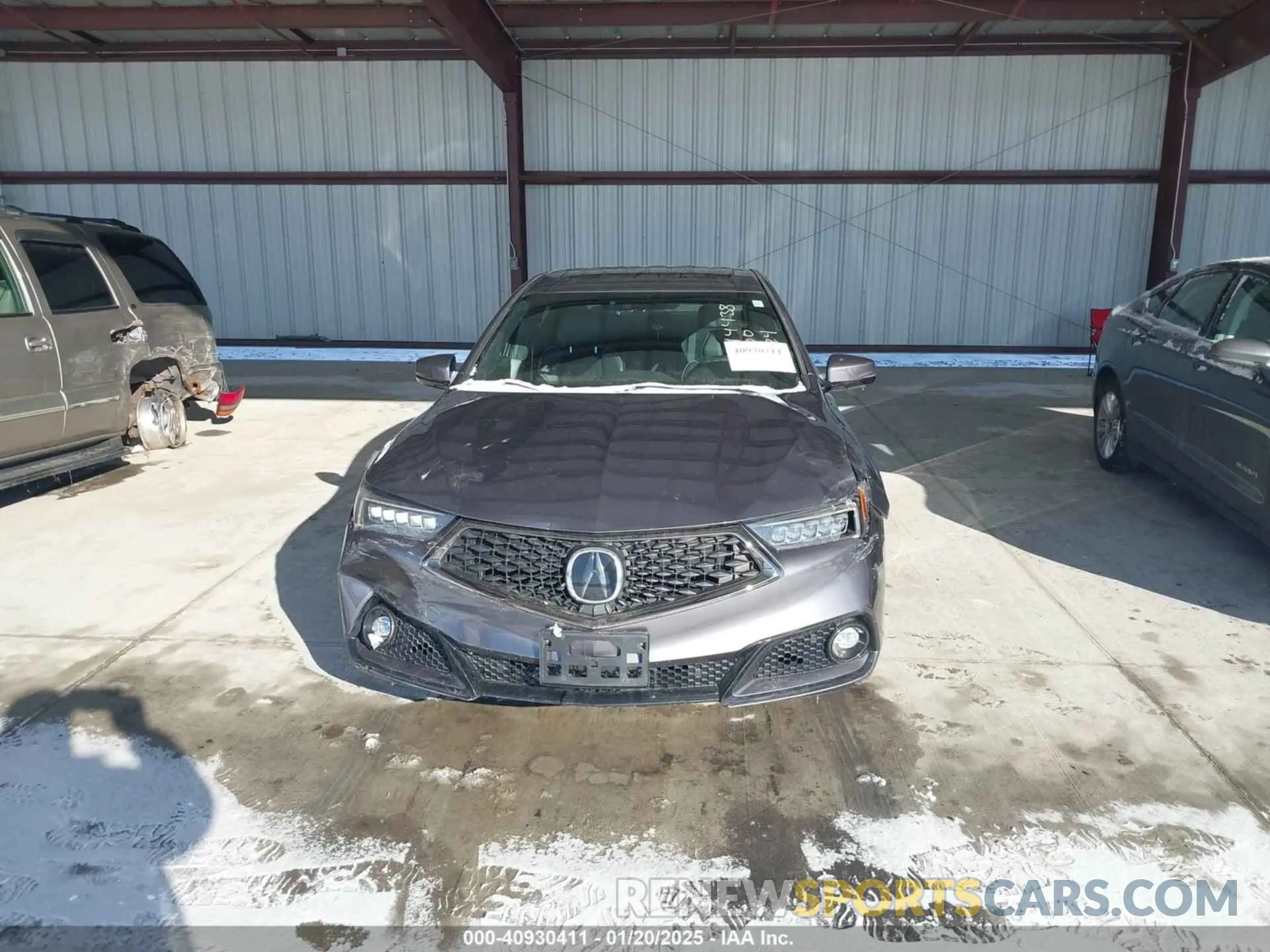 11 Photograph of a damaged car 19UUB1F64KA001793 ACURA TLX 2019