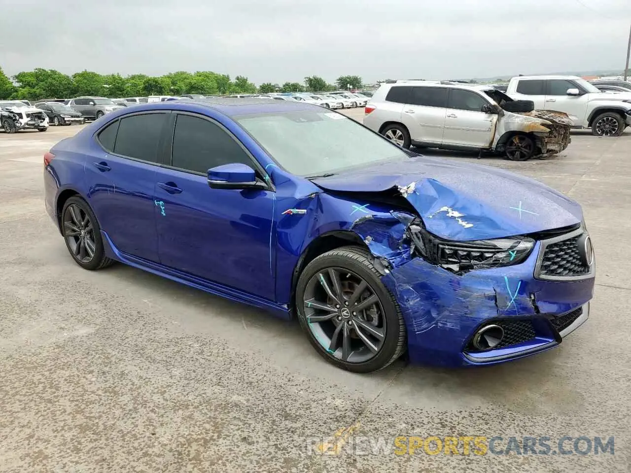4 Photograph of a damaged car 19UUB1F68KA003062 ACURA TLX 2019