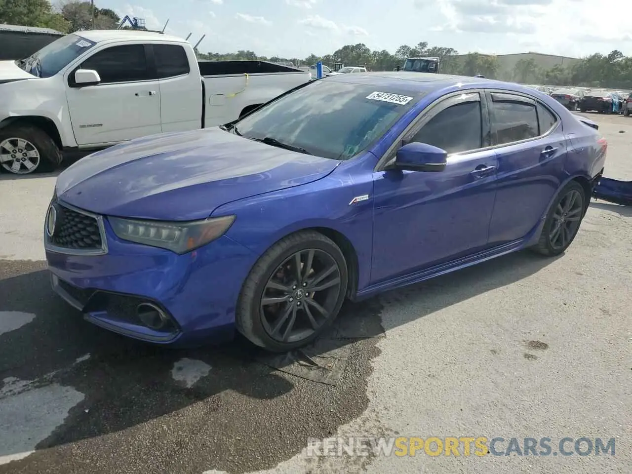 1 Фотография поврежденного автомобиля 19UUB1F68KA003322 ACURA TLX 2019