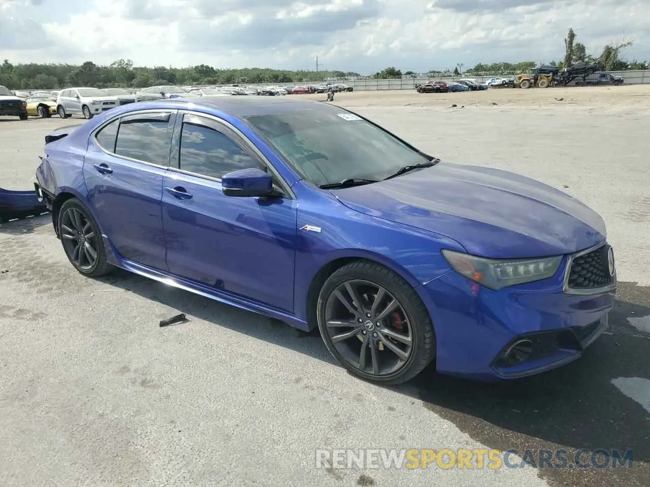 4 Фотография поврежденного автомобиля 19UUB1F68KA003322 ACURA TLX 2019