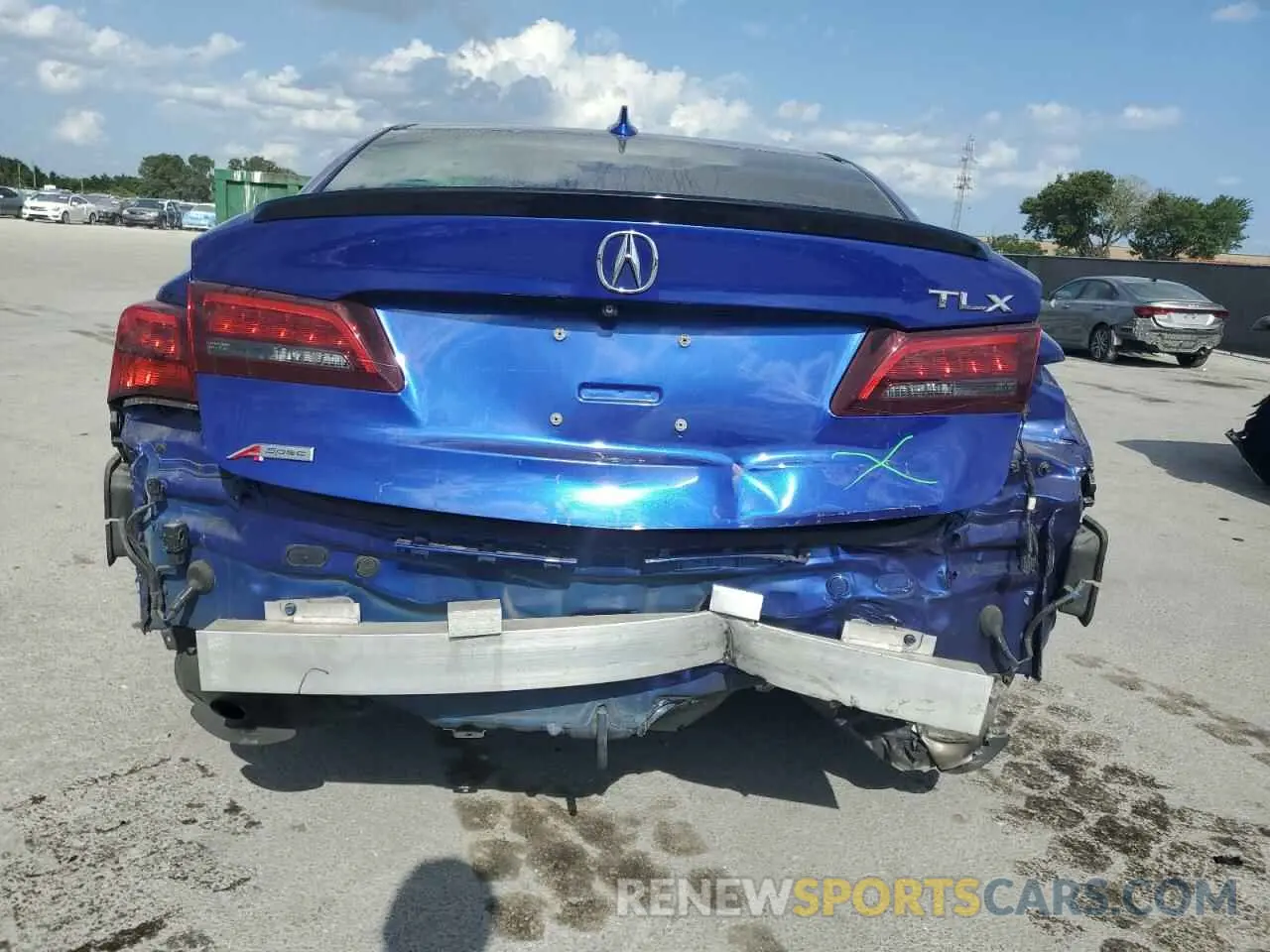 6 Фотография поврежденного автомобиля 19UUB1F68KA003322 ACURA TLX 2019