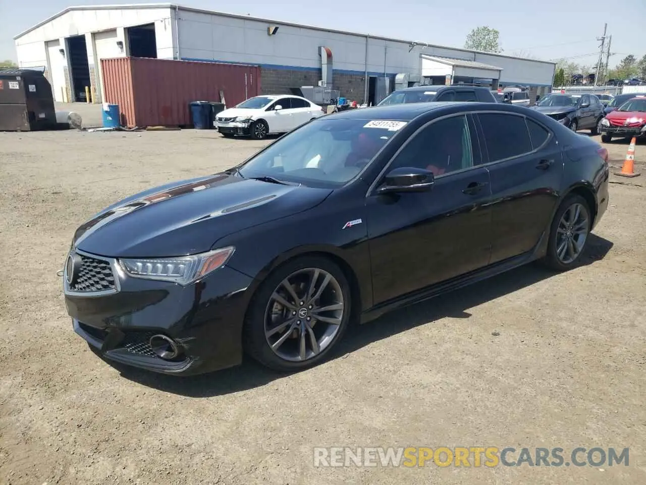 1 Photograph of a damaged car 19UUB1F68KA004325 ACURA TLX 2019