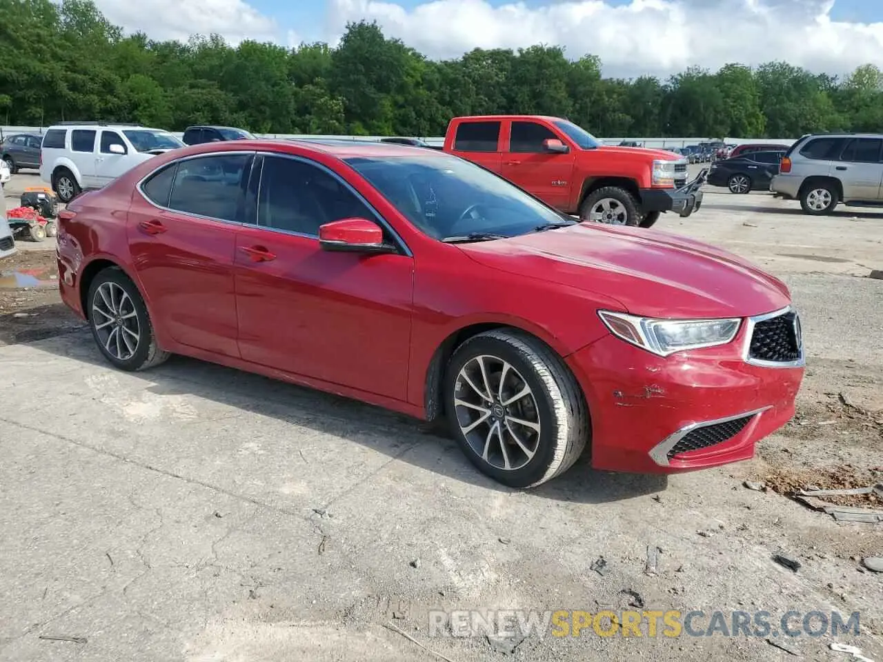4 Photograph of a damaged car 19UUB2F31KA002069 ACURA TLX 2019