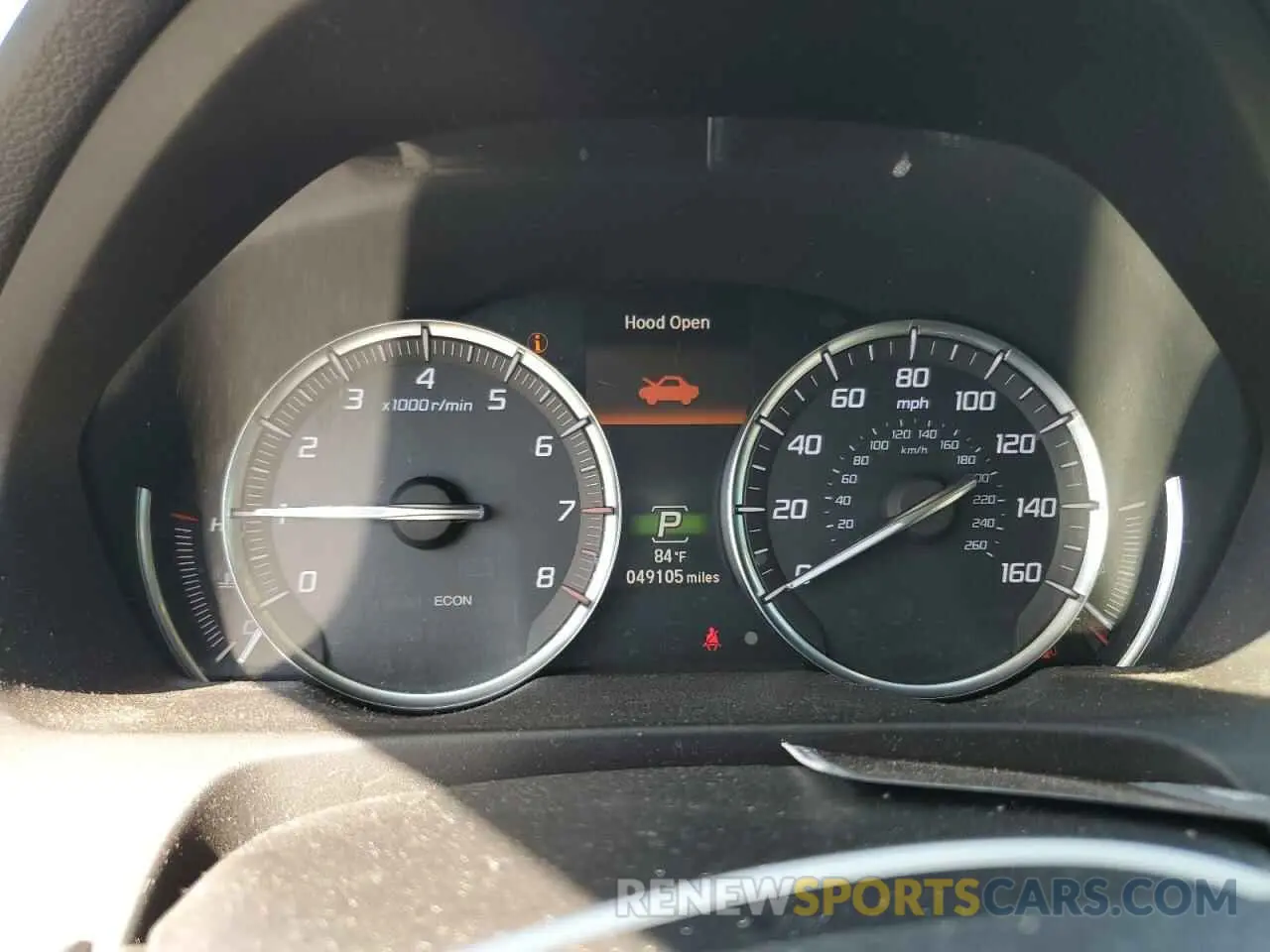 9 Photograph of a damaged car 19UUB2F34KA001658 ACURA TLX 2019