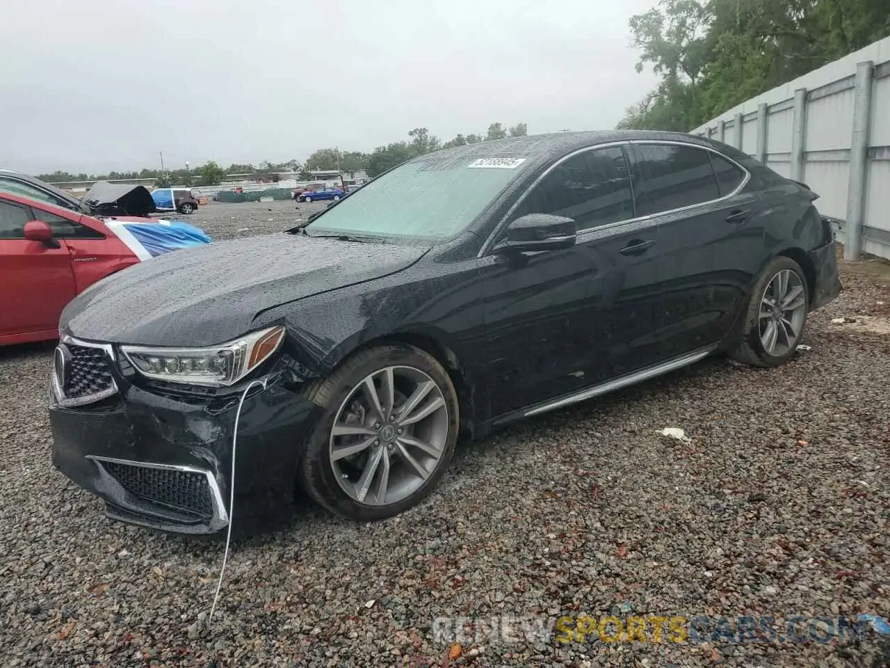 1 Photograph of a damaged car 19UUB2F40KA003402 ACURA TLX 2019