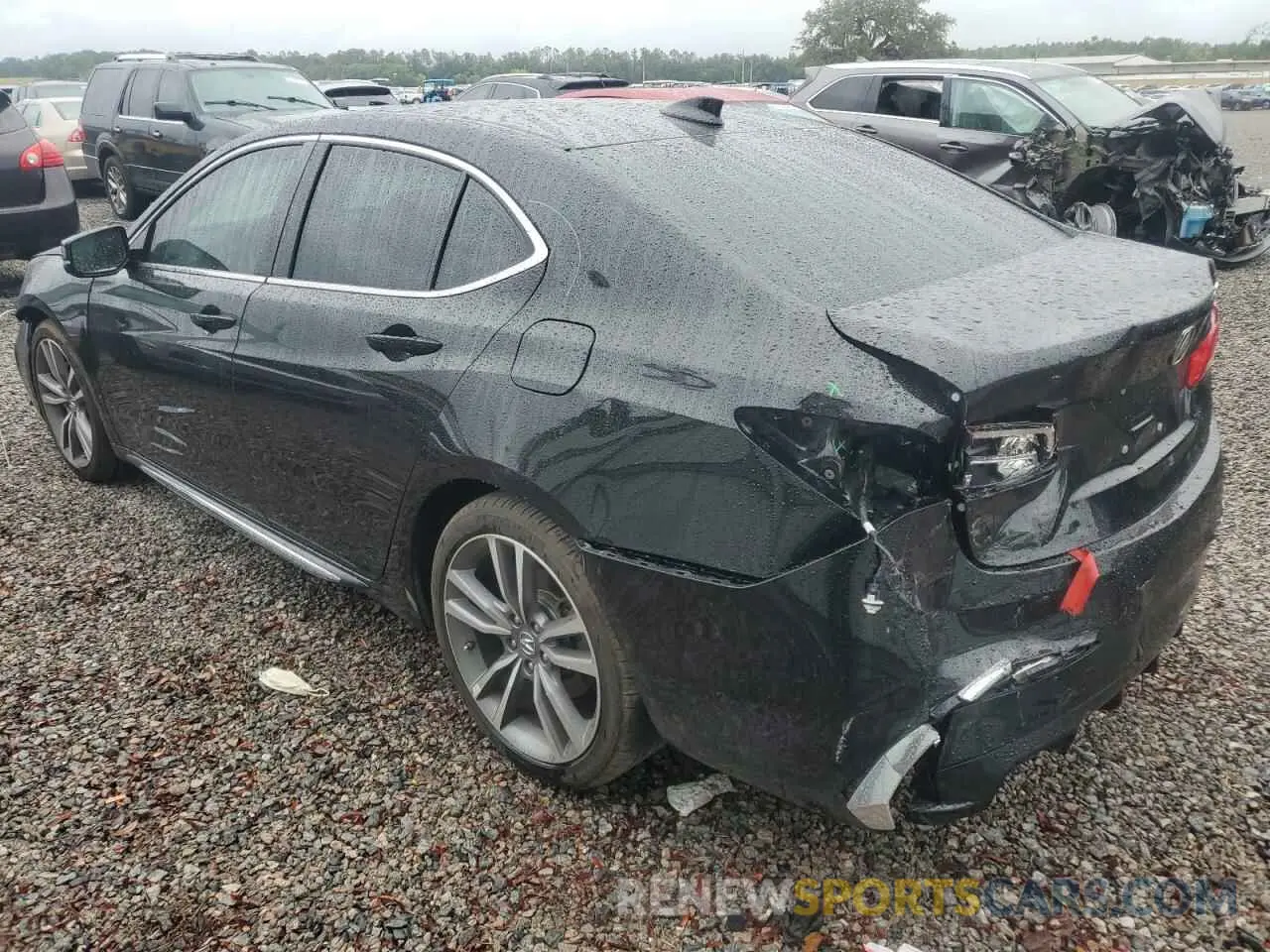 2 Photograph of a damaged car 19UUB2F40KA003402 ACURA TLX 2019
