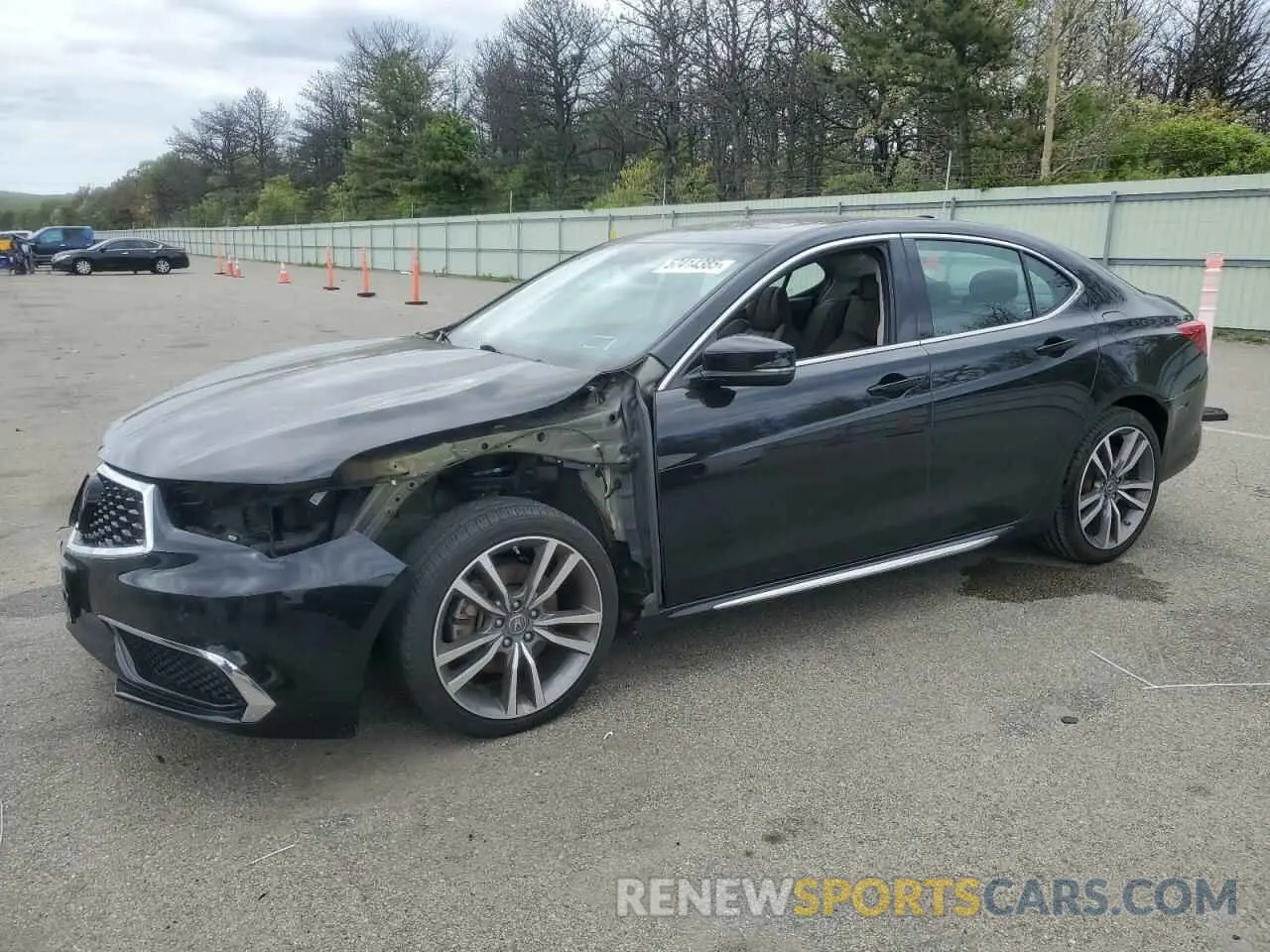 1 Photograph of a damaged car 19UUB2F41KA004221 ACURA TLX 2019
