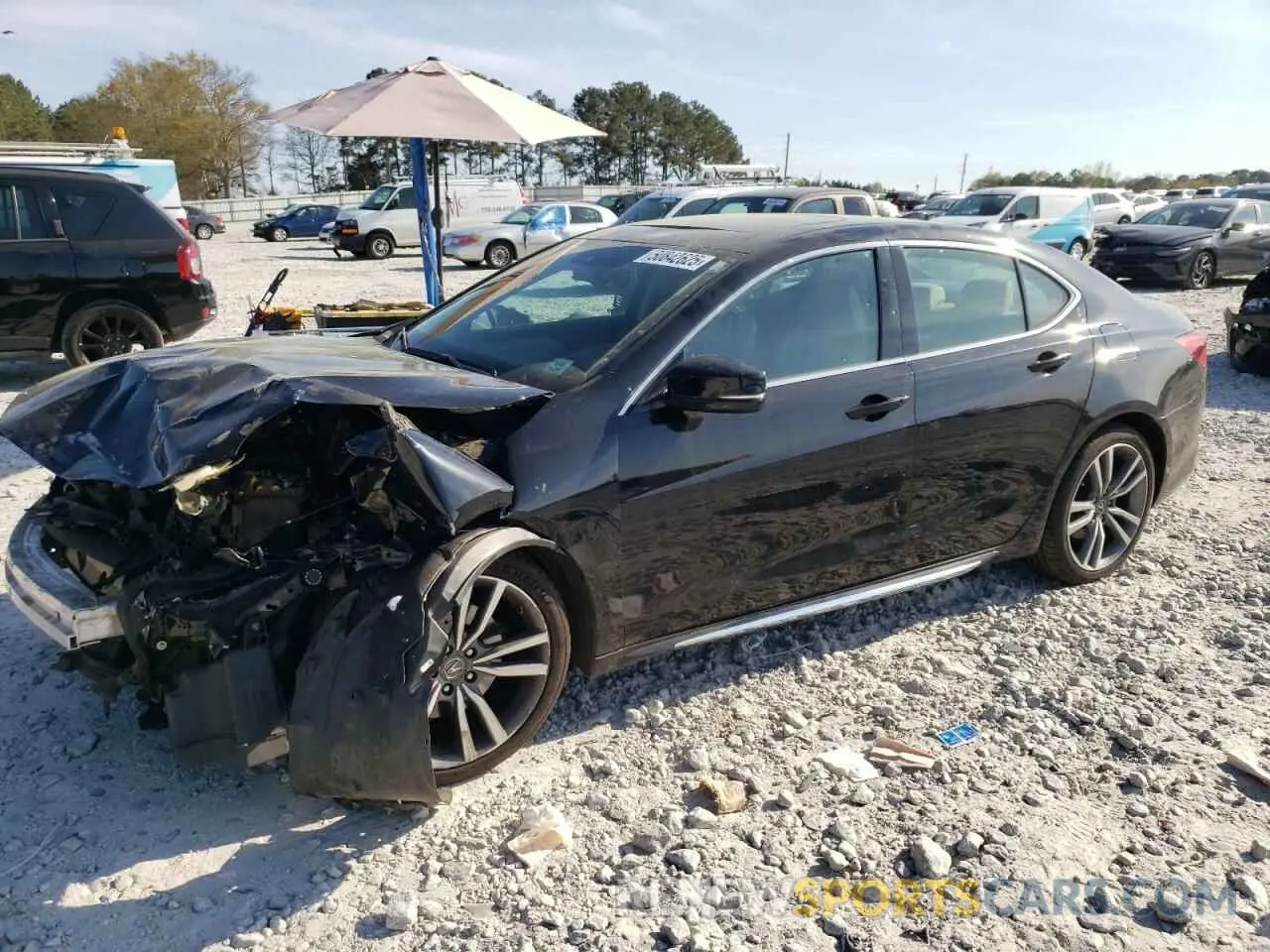 1 Фотография поврежденного автомобиля 19UUB2F41KA008088 ACURA TLX 2019