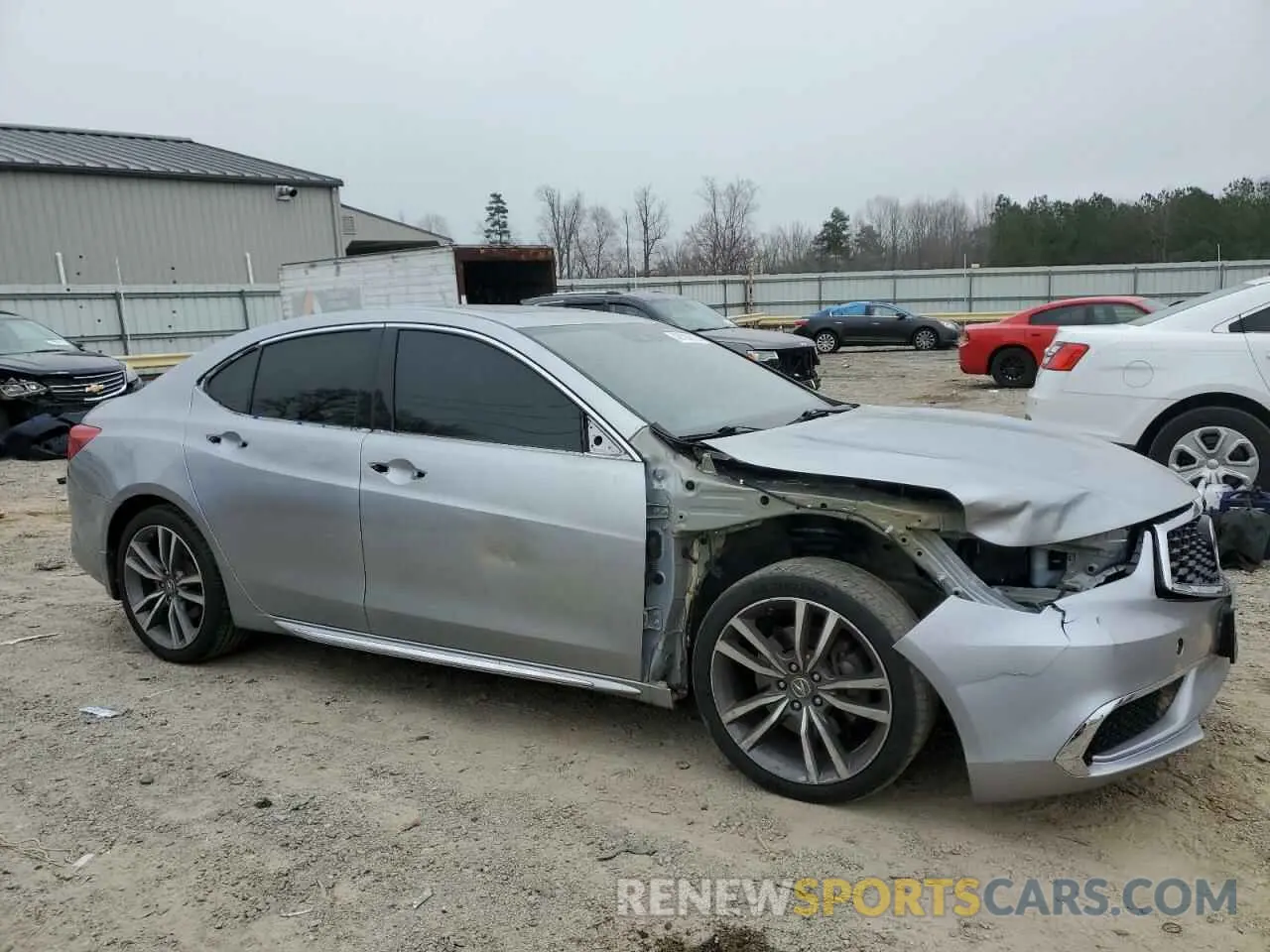 4 Photograph of a damaged car 19UUB2F42KA006124 ACURA TLX 2019