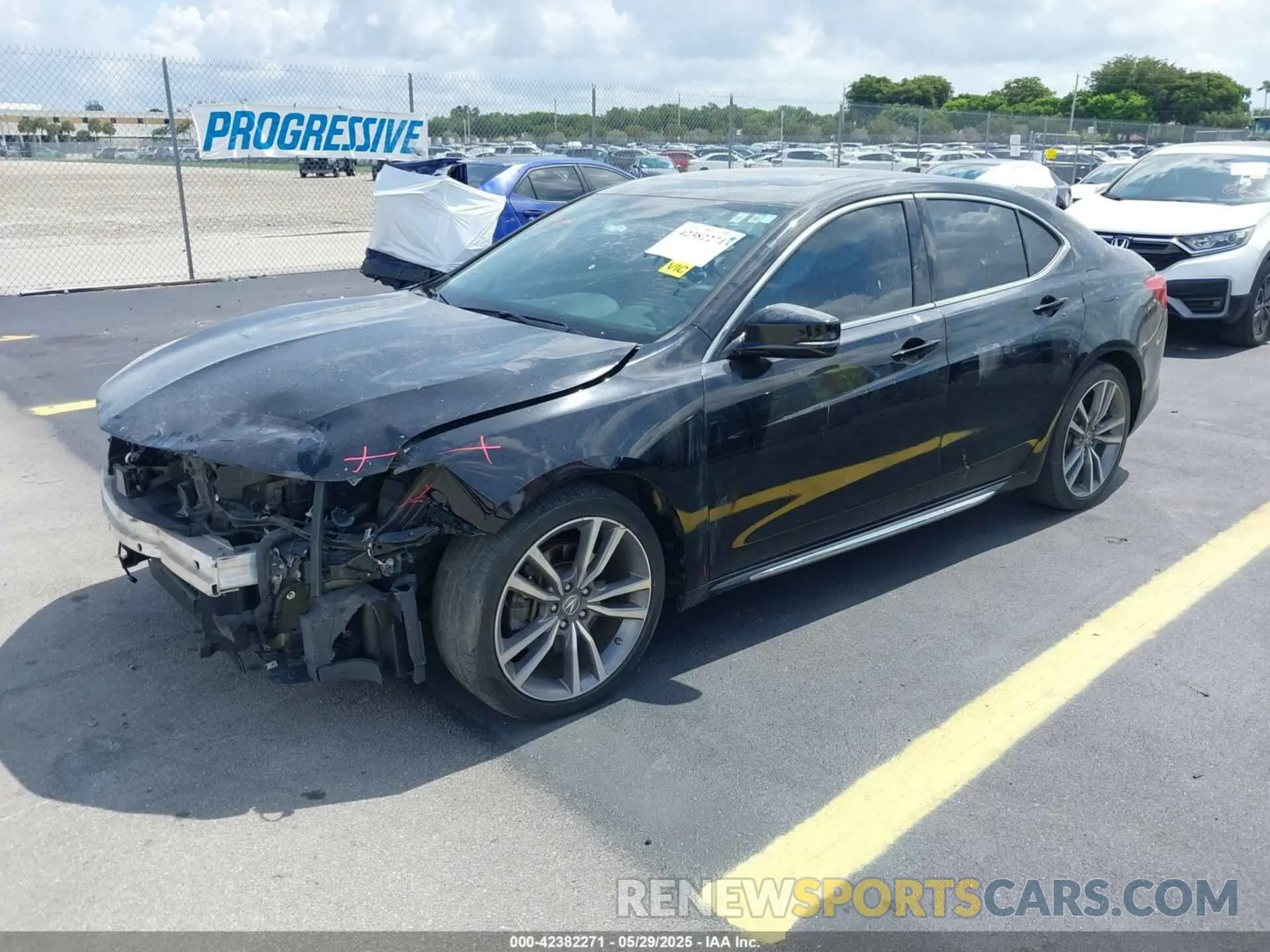 2 Фотография поврежденного автомобиля 19UUB2F43KA010490 ACURA TLX 2019