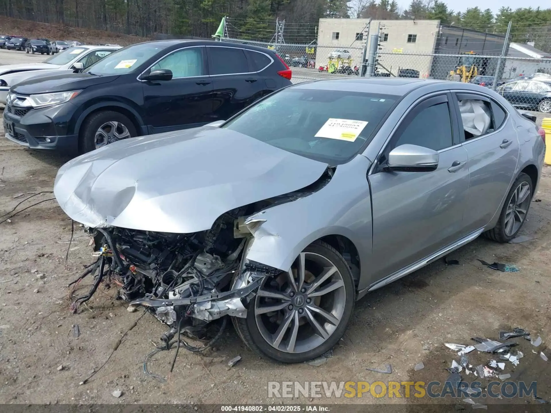 2 Photograph of a damaged car 19UUB2F45KA010426 ACURA TLX 2019