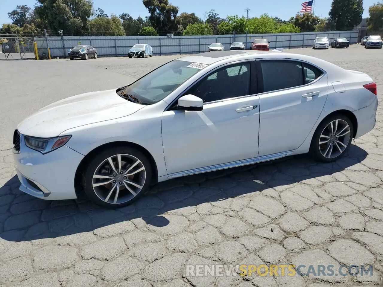 1 Photograph of a damaged car 19UUB2F46KA008345 ACURA TLX 2019