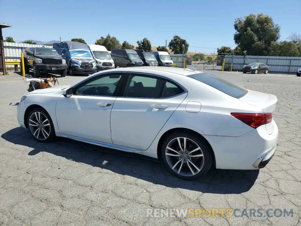 2 Photograph of a damaged car 19UUB2F46KA008345 ACURA TLX 2019