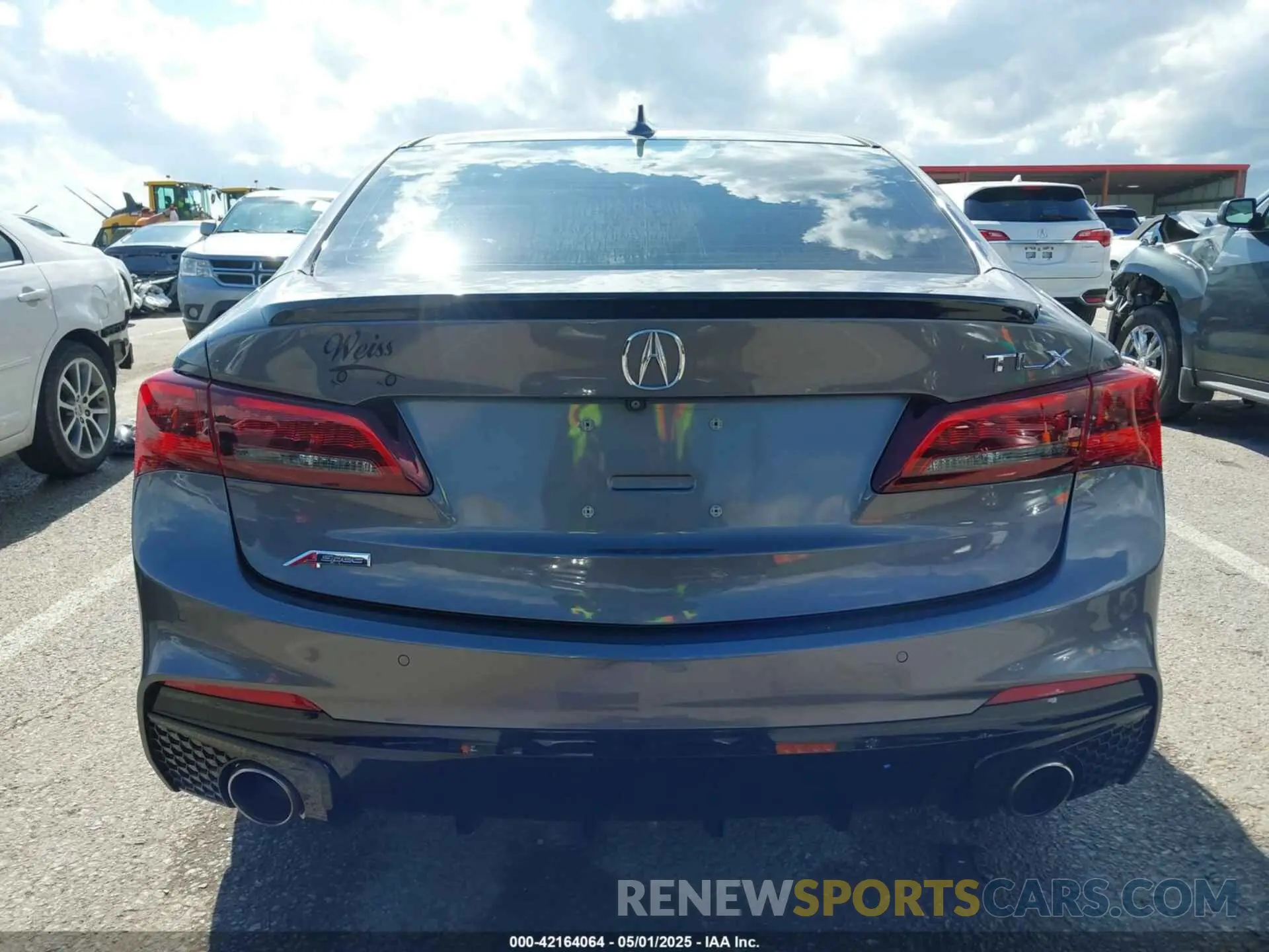 16 Photograph of a damaged car 19UUB2F61KA000932 ACURA TLX 2019