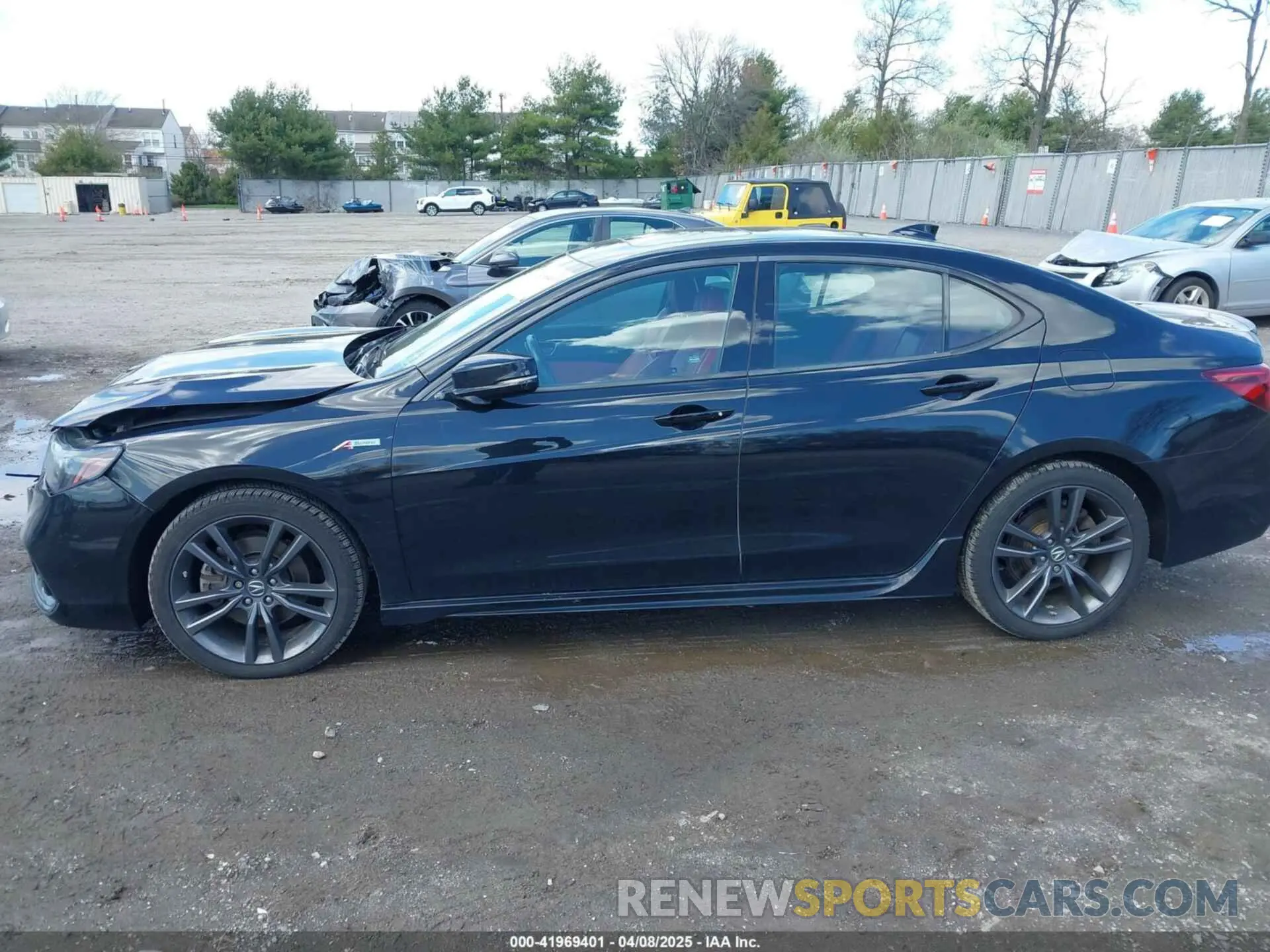 14 Photograph of a damaged car 19UUB2F66KA004345 ACURA TLX 2019