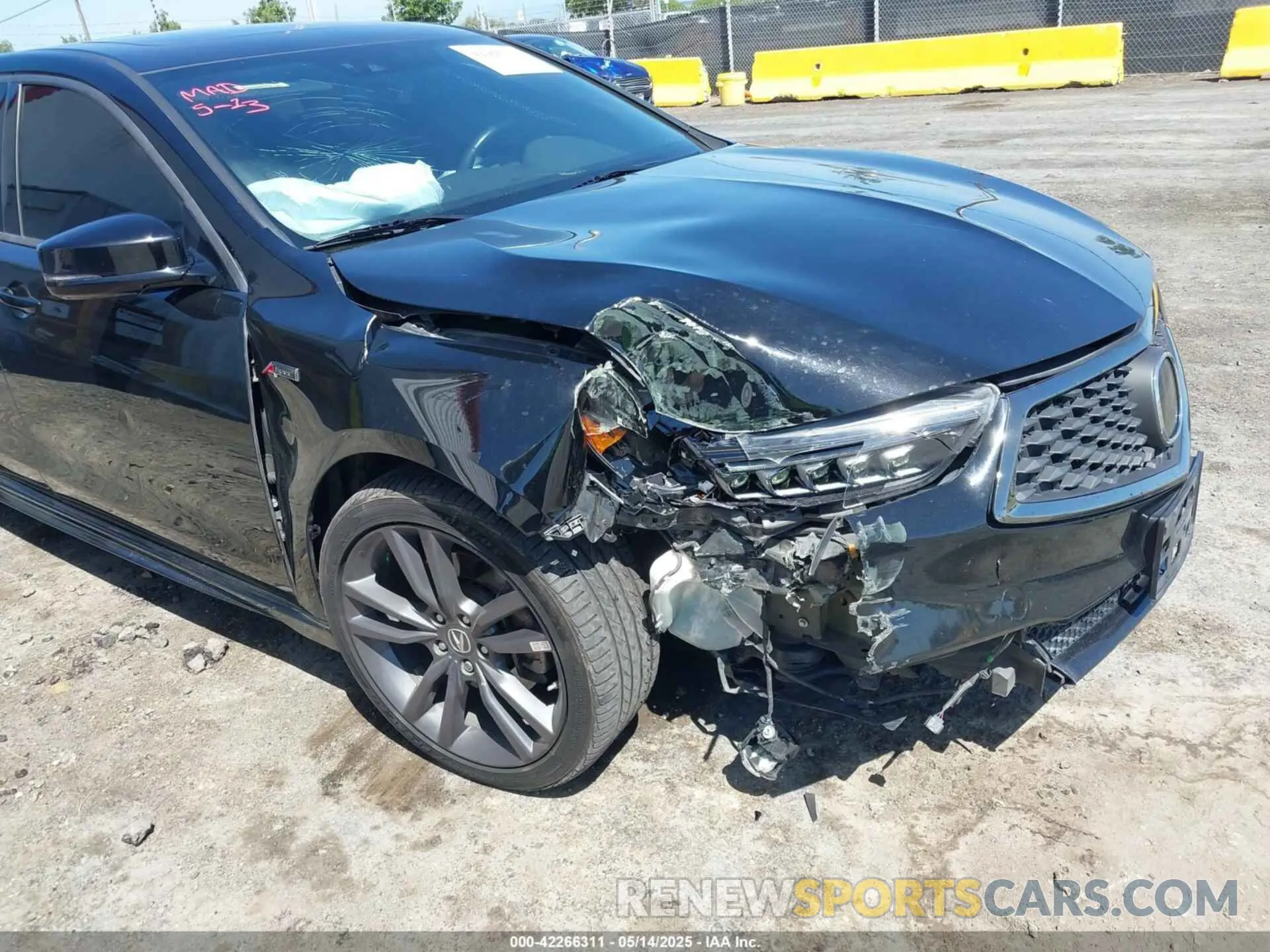 17 Photograph of a damaged car 19UUB2F68KA003584 ACURA TLX 2019