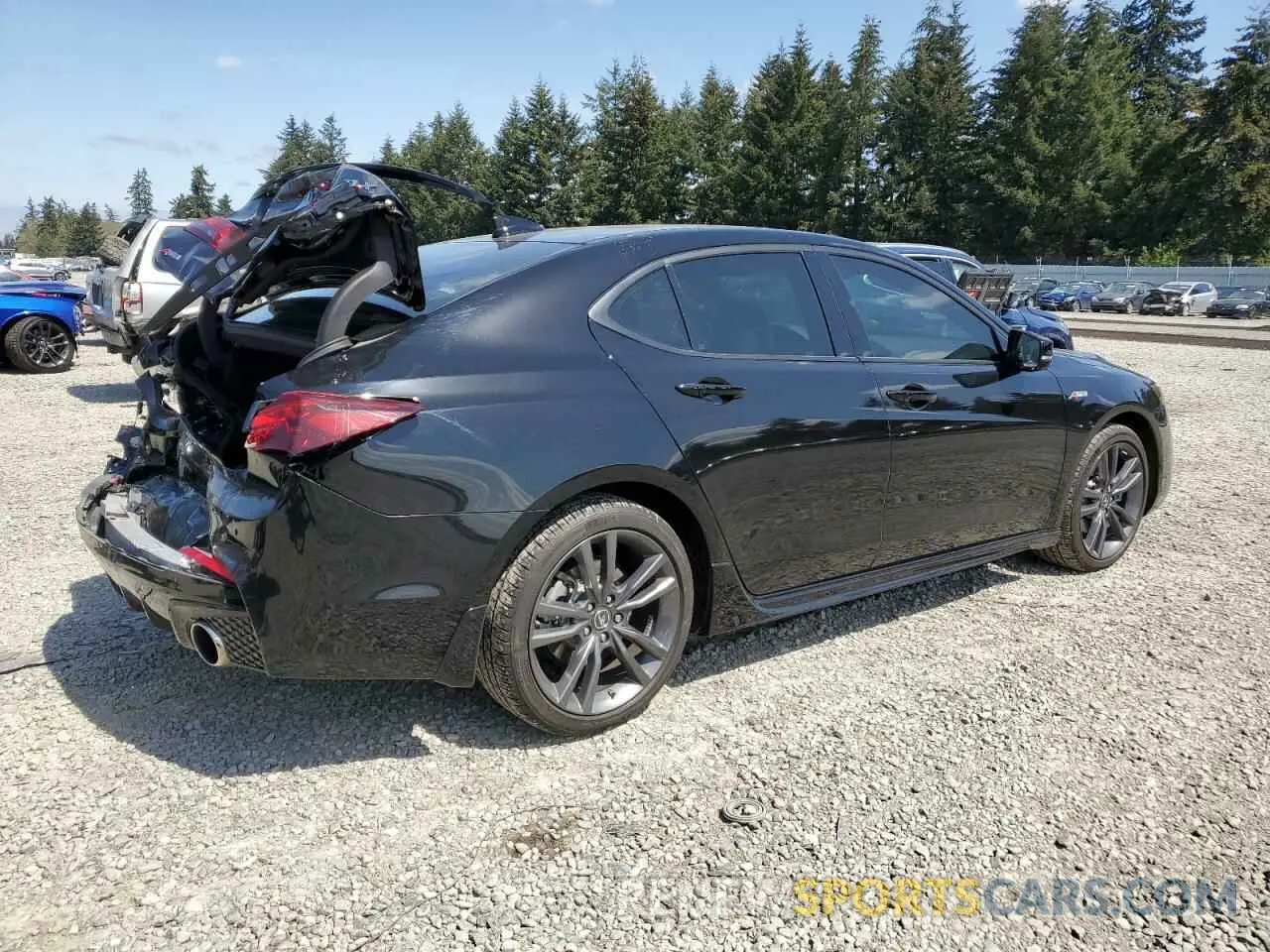 3 Photograph of a damaged car 19UUB2F69KA000449 ACURA TLX 2019