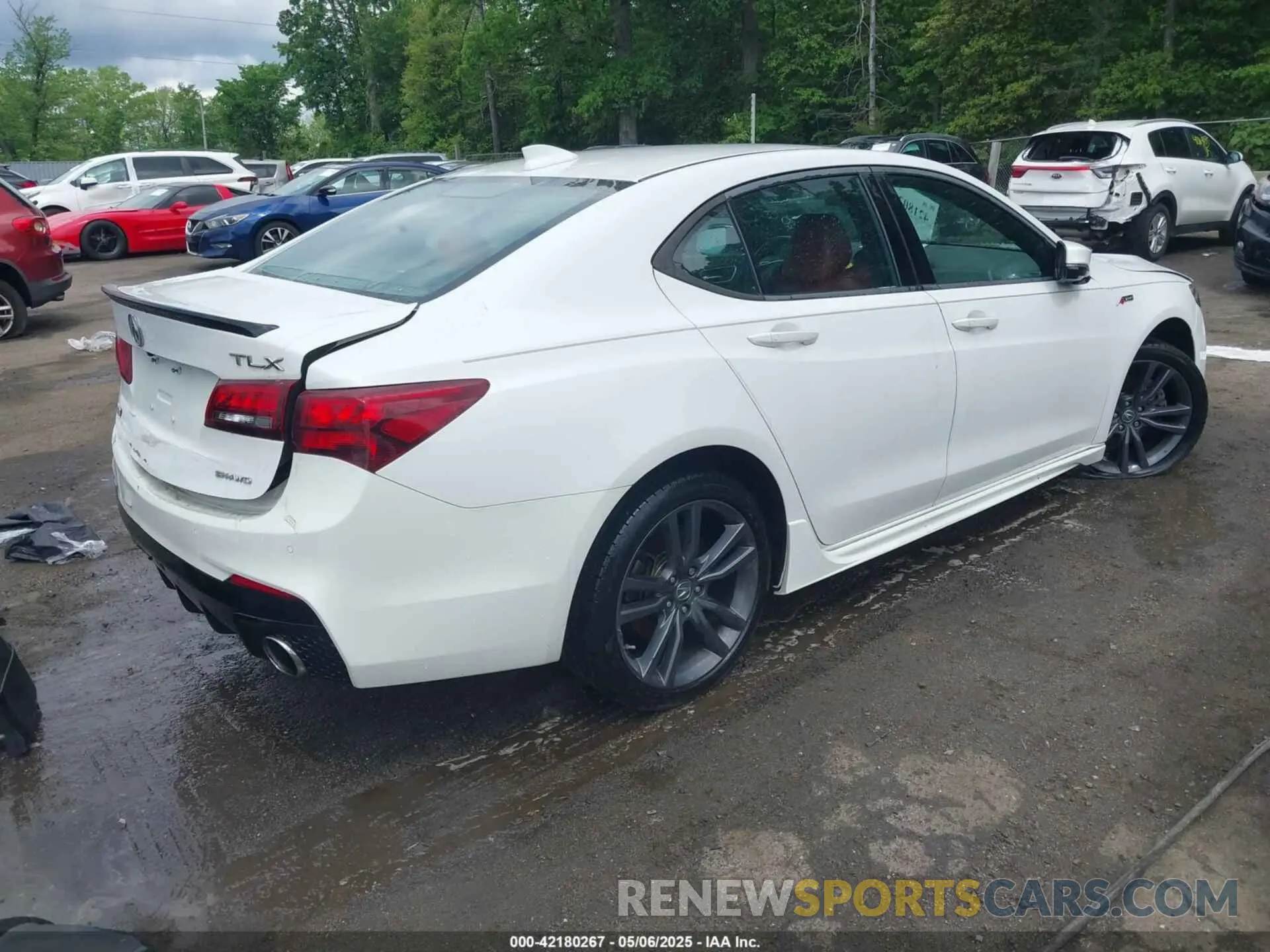4 Фотография поврежденного автомобиля 19UUB3F60KA005206 ACURA TLX 2019