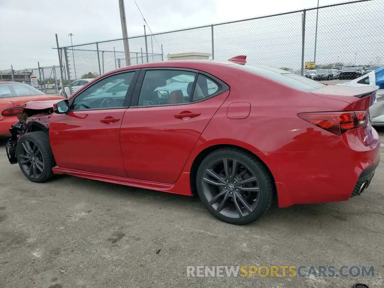 2 Photograph of a damaged car 19UUB3F64KA004642 ACURA TLX 2019