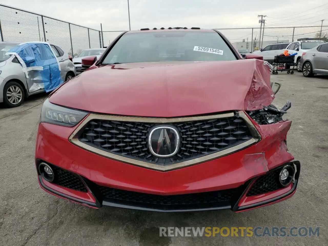 5 Photograph of a damaged car 19UUB3F64KA004642 ACURA TLX 2019