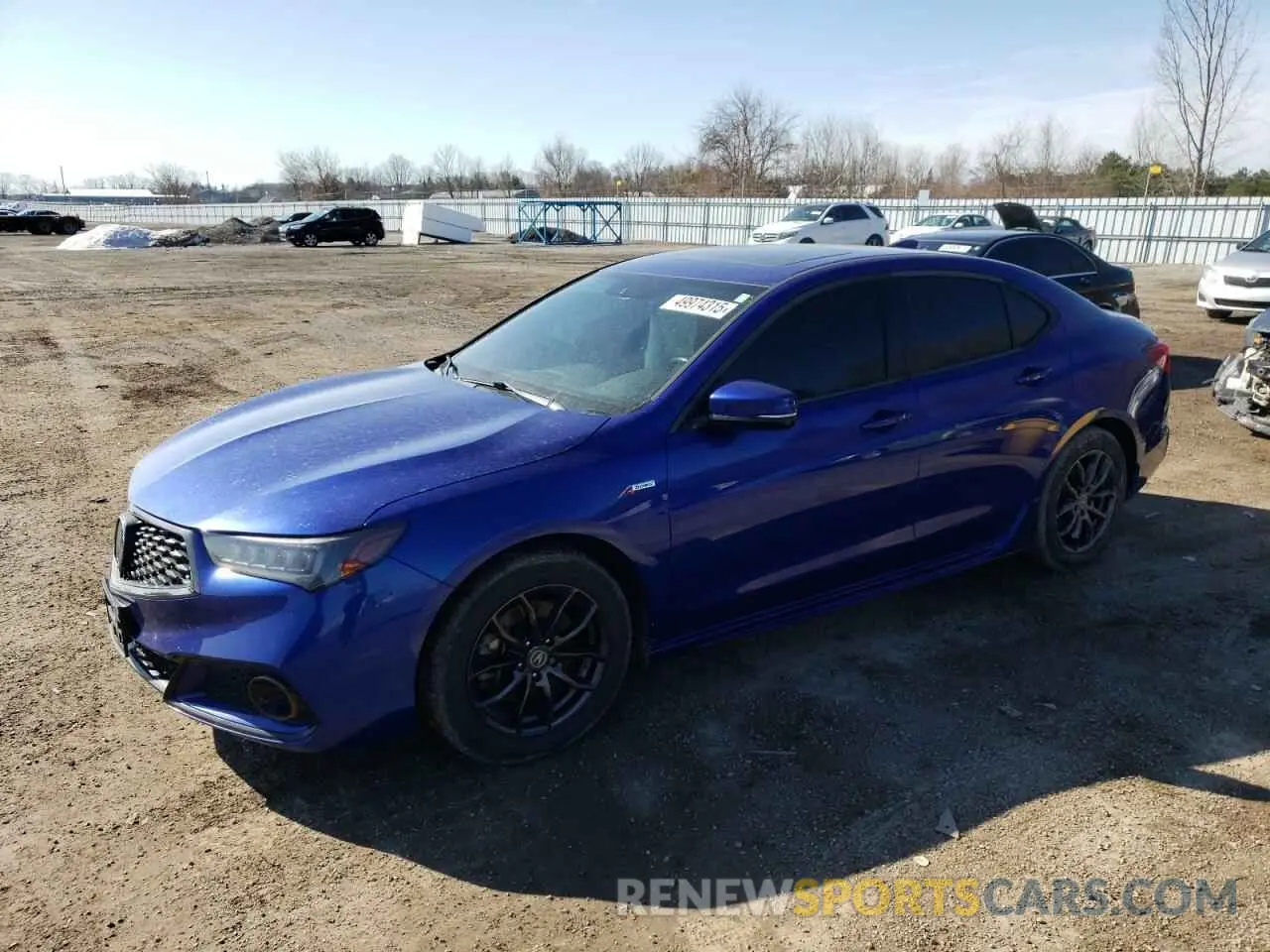 1 Photograph of a damaged car 19UUB3F64KA800324 ACURA TLX 2019