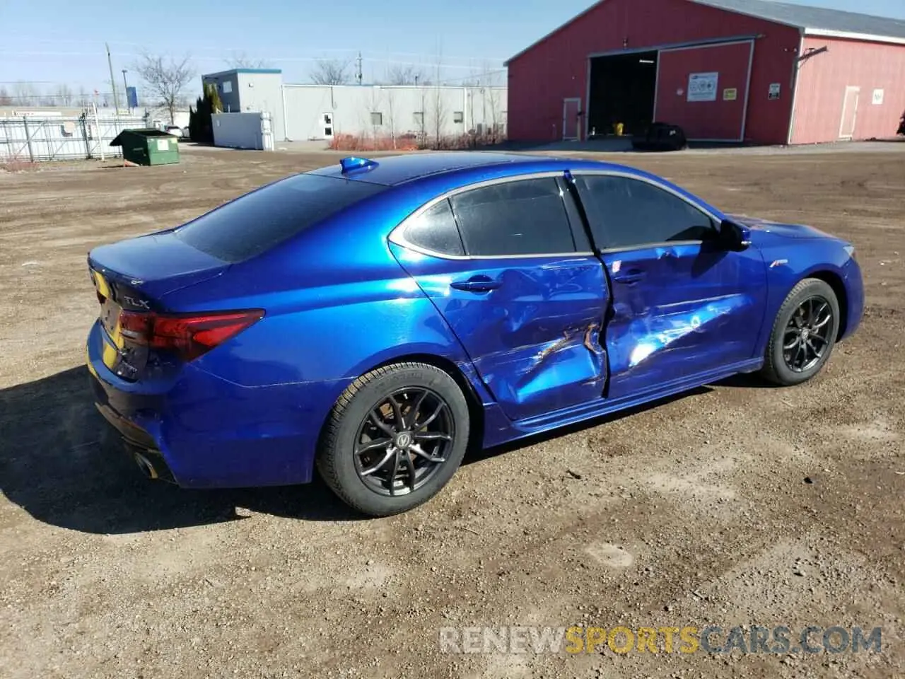 3 Photograph of a damaged car 19UUB3F64KA800324 ACURA TLX 2019