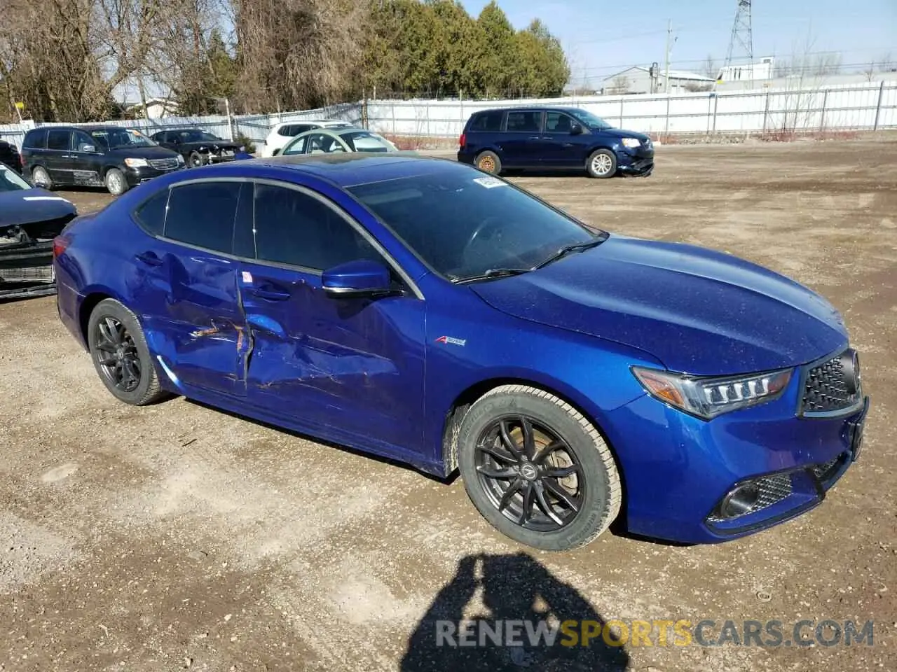 4 Photograph of a damaged car 19UUB3F64KA800324 ACURA TLX 2019