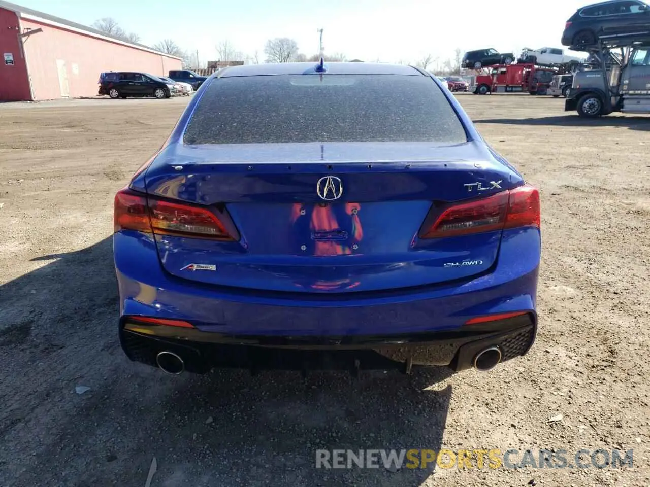 6 Photograph of a damaged car 19UUB3F64KA800324 ACURA TLX 2019
