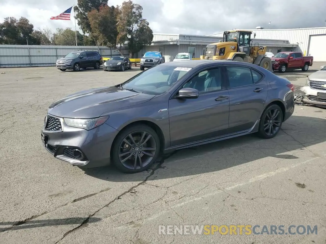 1 Photograph of a damaged car 19UUB3F66KA000561 ACURA TLX 2019