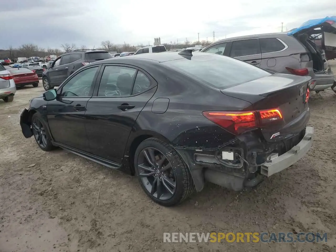 2 Photograph of a damaged car 19UUB3F6XKA005021 ACURA TLX 2019