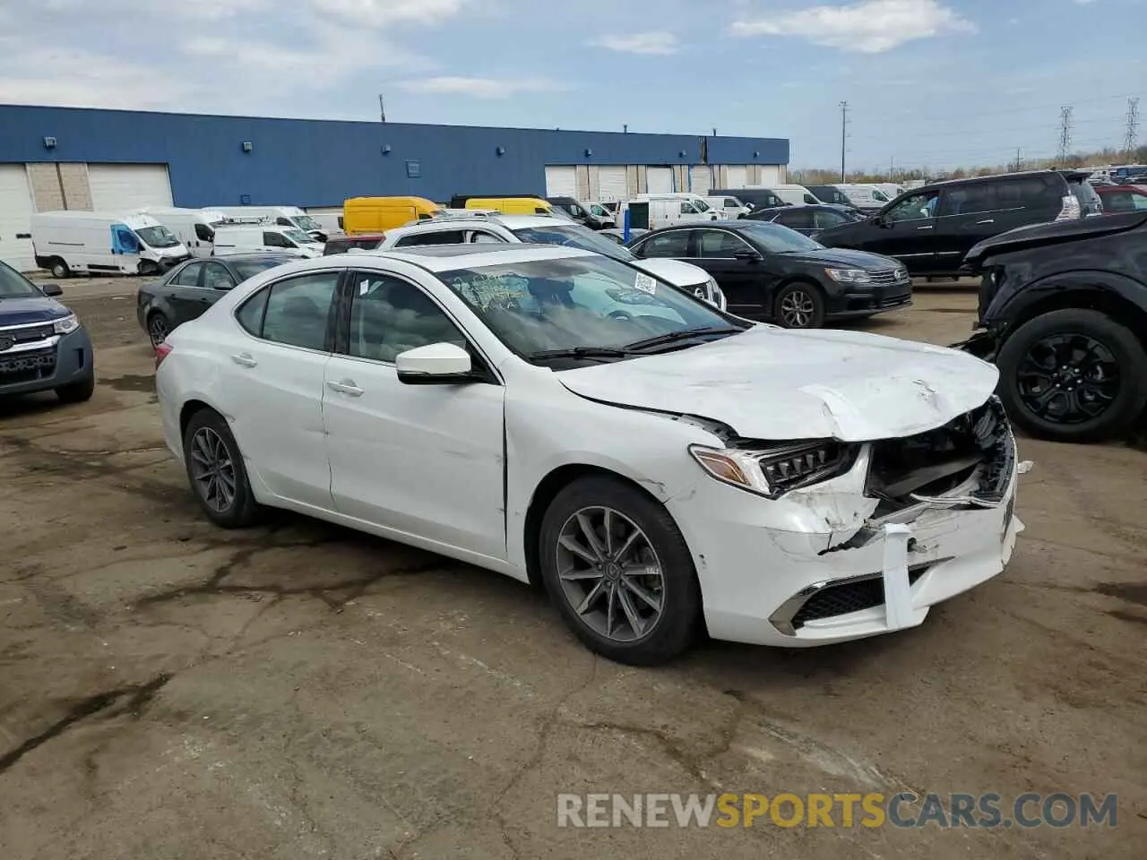 4 Фотография поврежденного автомобиля 19UUB1F31LA017814 ACURA TLX 2020