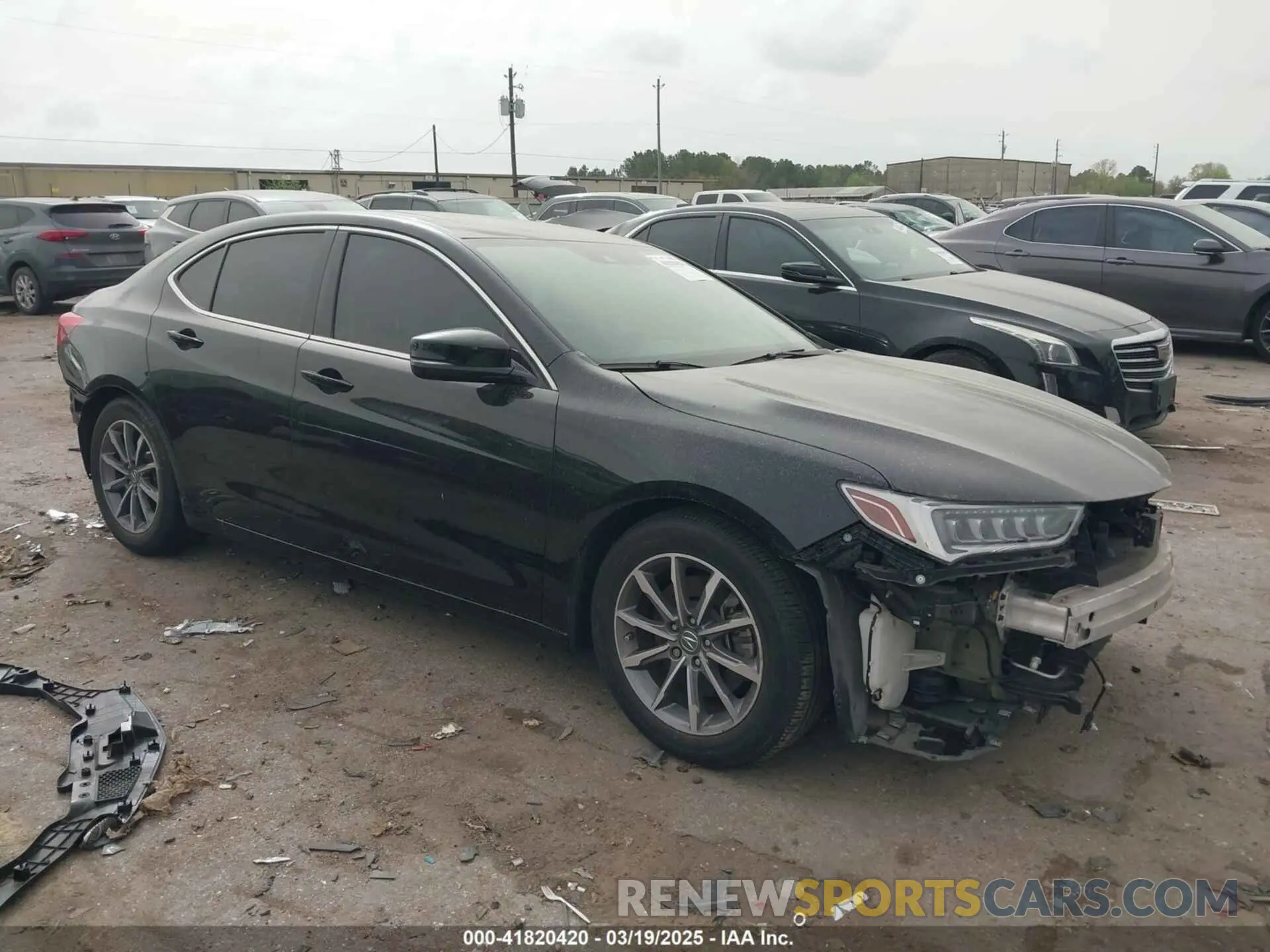1 Photograph of a damaged car 19UUB1F32LA002657 ACURA TLX 2020