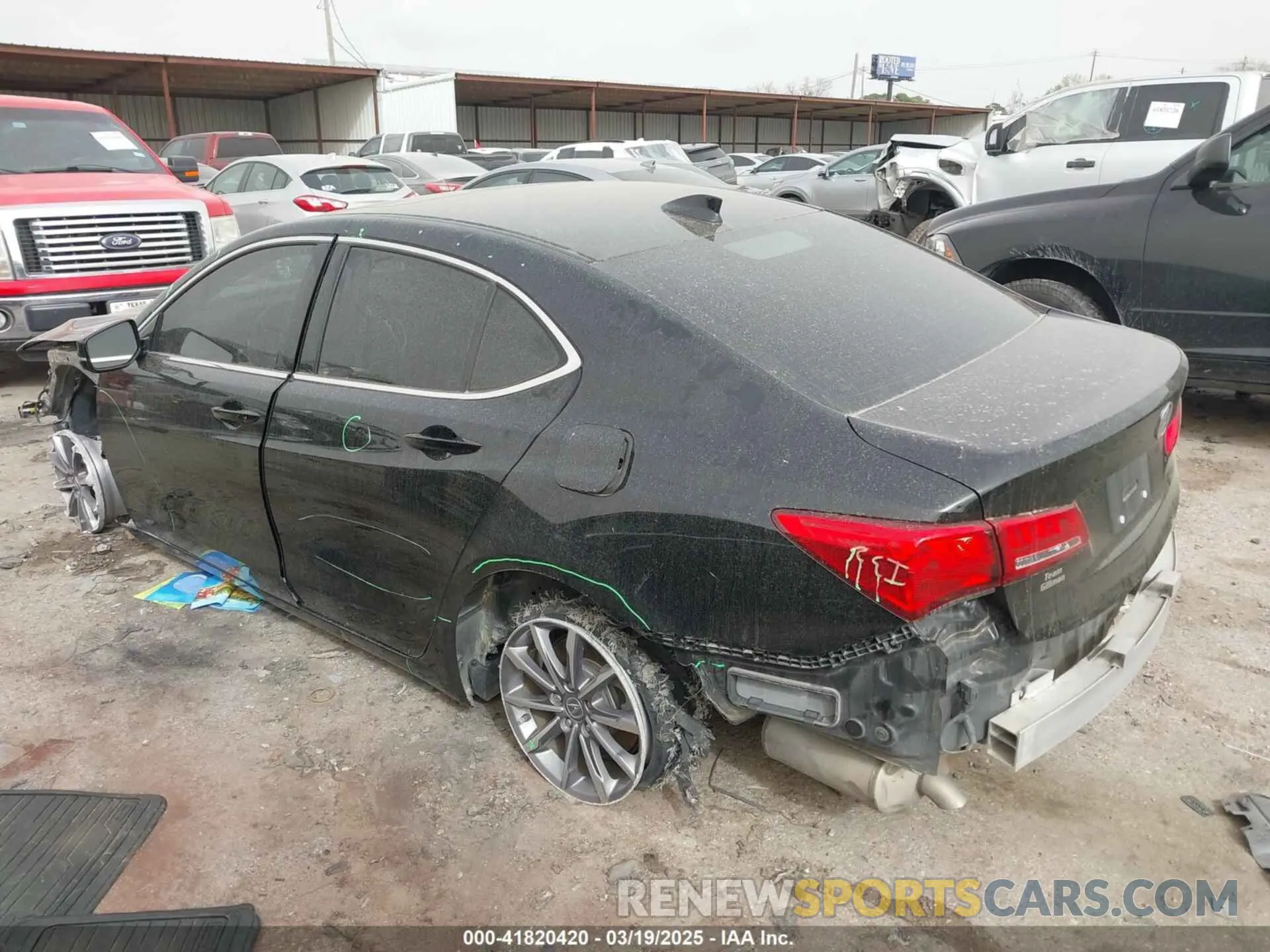 3 Photograph of a damaged car 19UUB1F32LA002657 ACURA TLX 2020