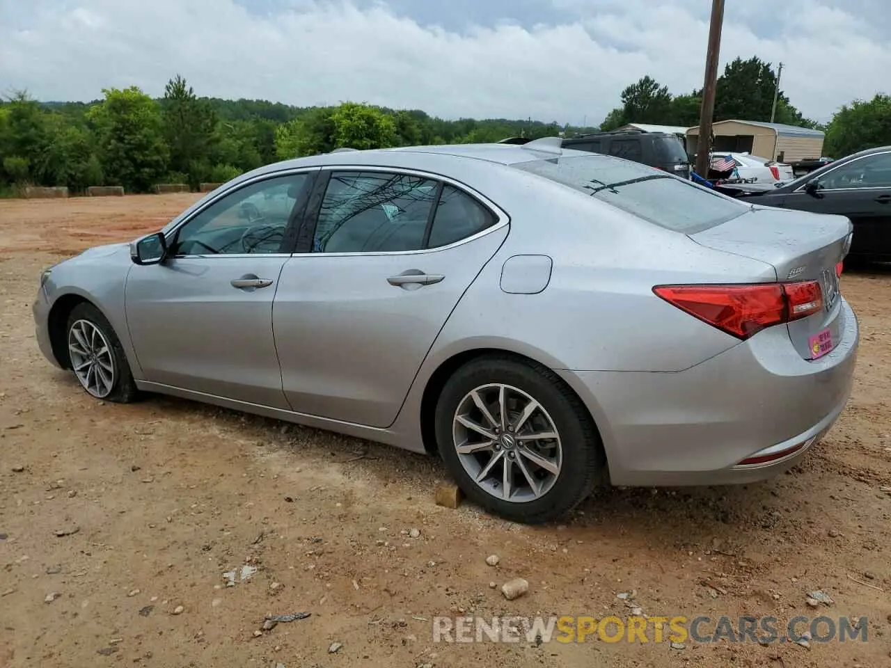 2 Photograph of a damaged car 19UUB1F32LA007597 ACURA TLX 2020