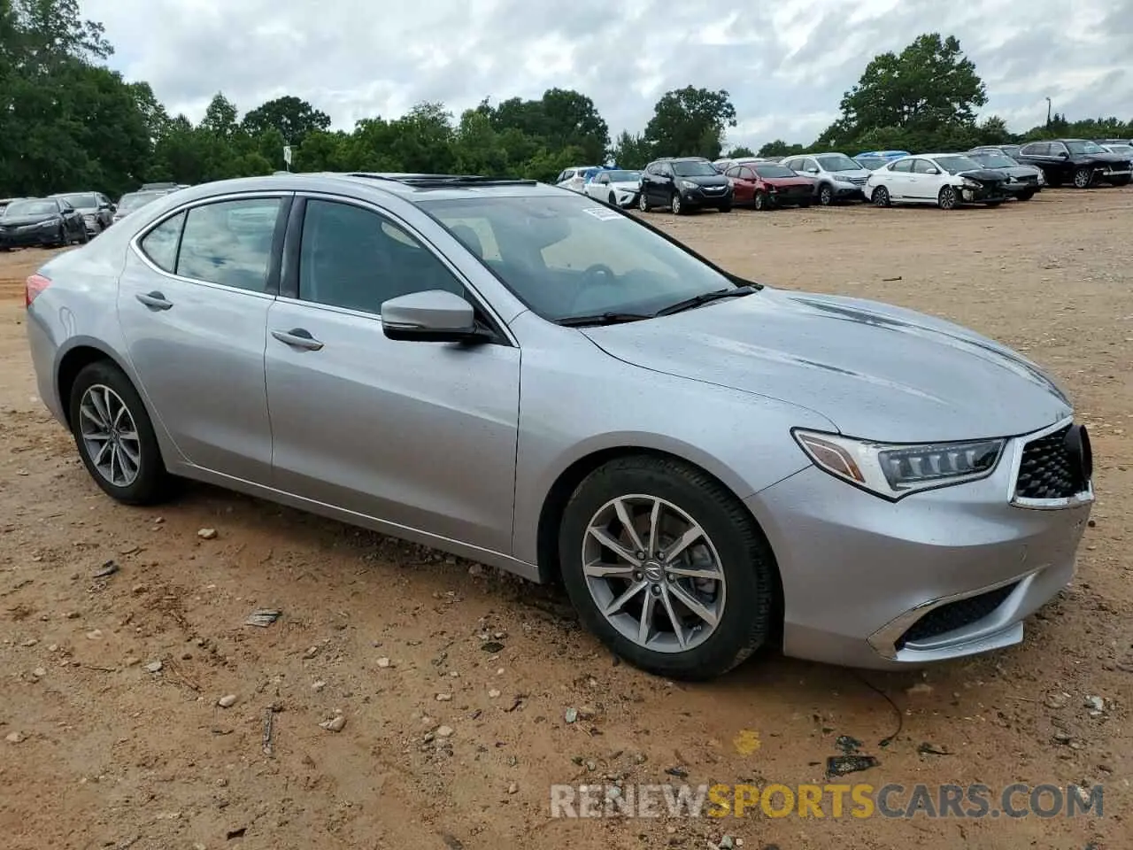 4 Photograph of a damaged car 19UUB1F32LA007597 ACURA TLX 2020