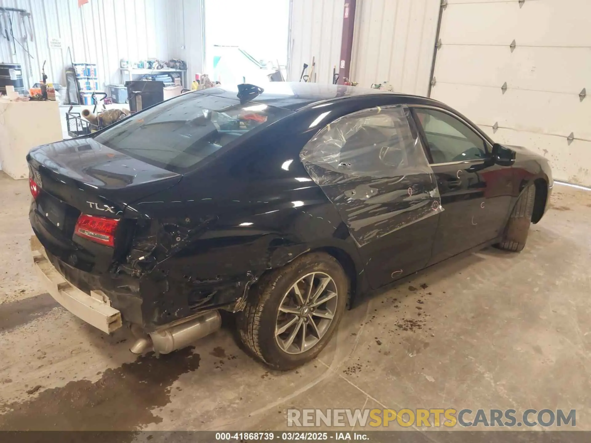 4 Фотография поврежденного автомобиля 19UUB1F34LA014311 ACURA TLX 2020