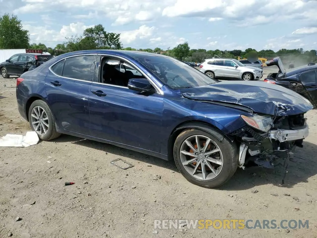 4 Photograph of a damaged car 19UUB1F35LA015371 ACURA TLX 2020
