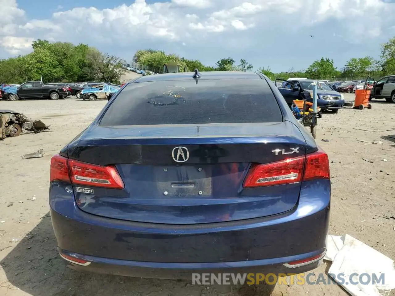 6 Photograph of a damaged car 19UUB1F35LA015371 ACURA TLX 2020
